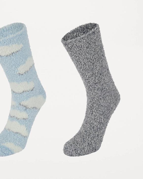 2 Pack Plush Home Socks