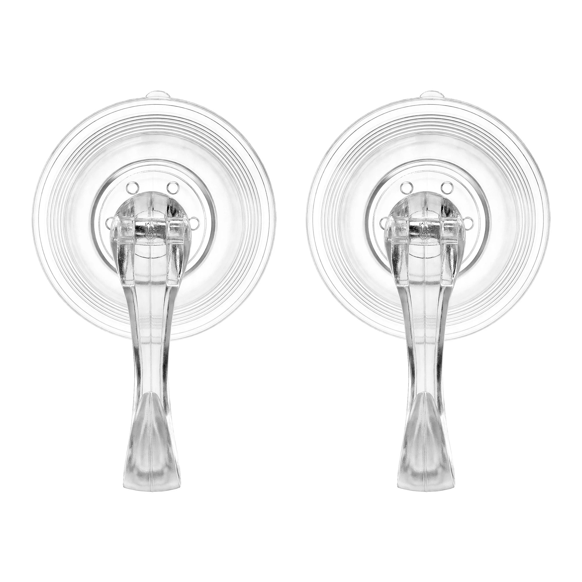 3 Jingle Jollys 2x Suction Cup Hooks Heavy Duty Christmas Wreath Hanger Window 5kg - White, 3 of 8