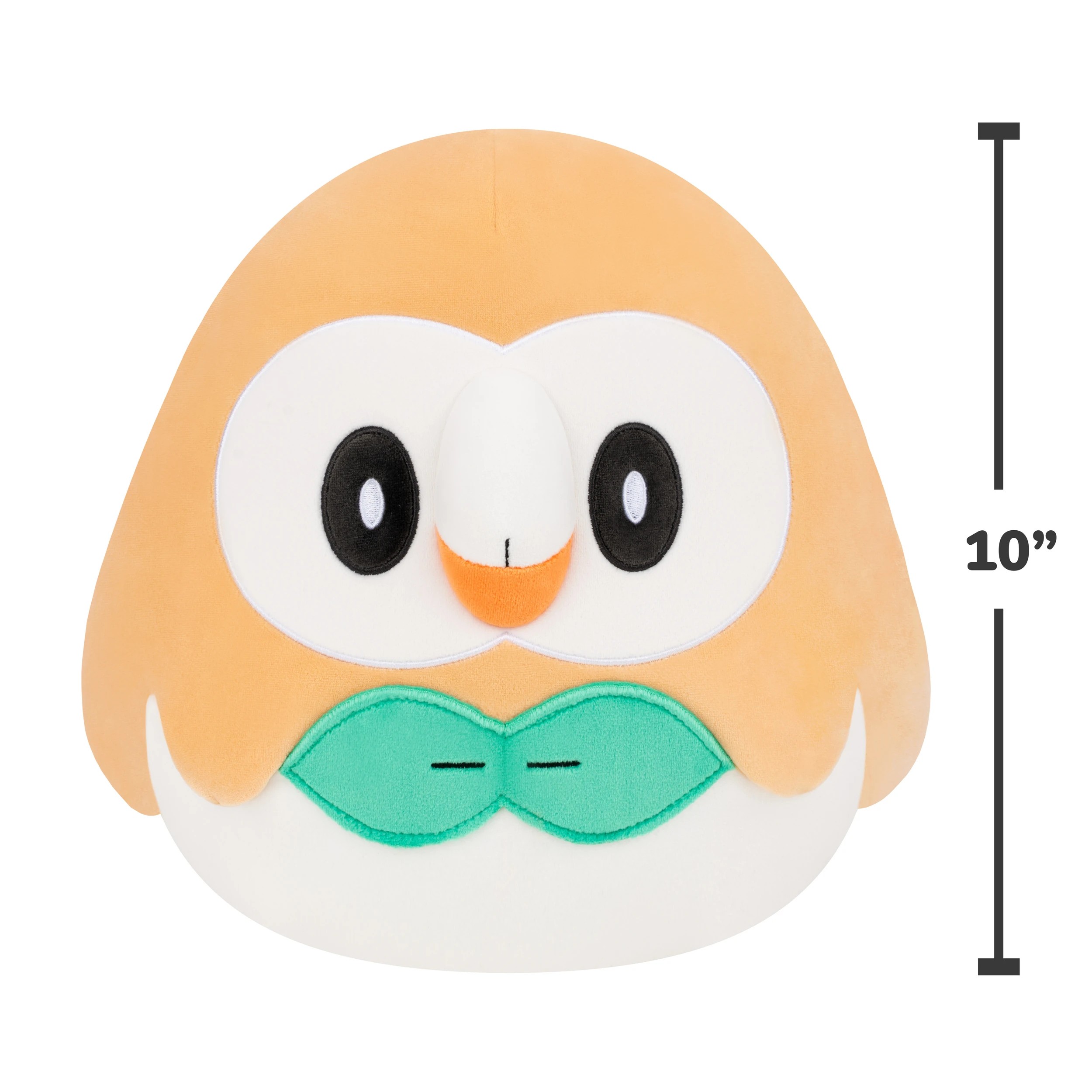 5 Squishmallows Pokemon Rowlet 25cm Plush, 5 of 5