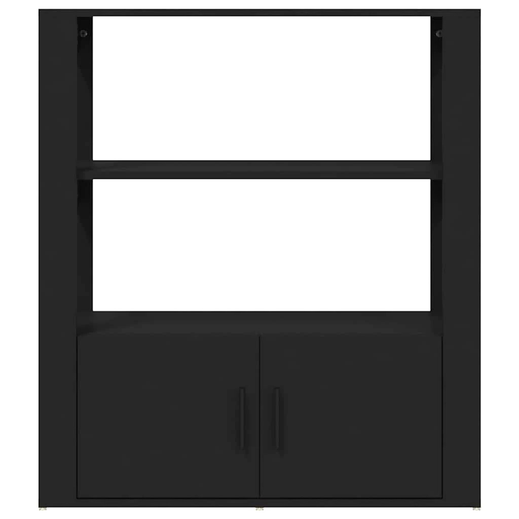 5 vidaXL Wooden Sideboard Ample Storage - Black, 5 of 9