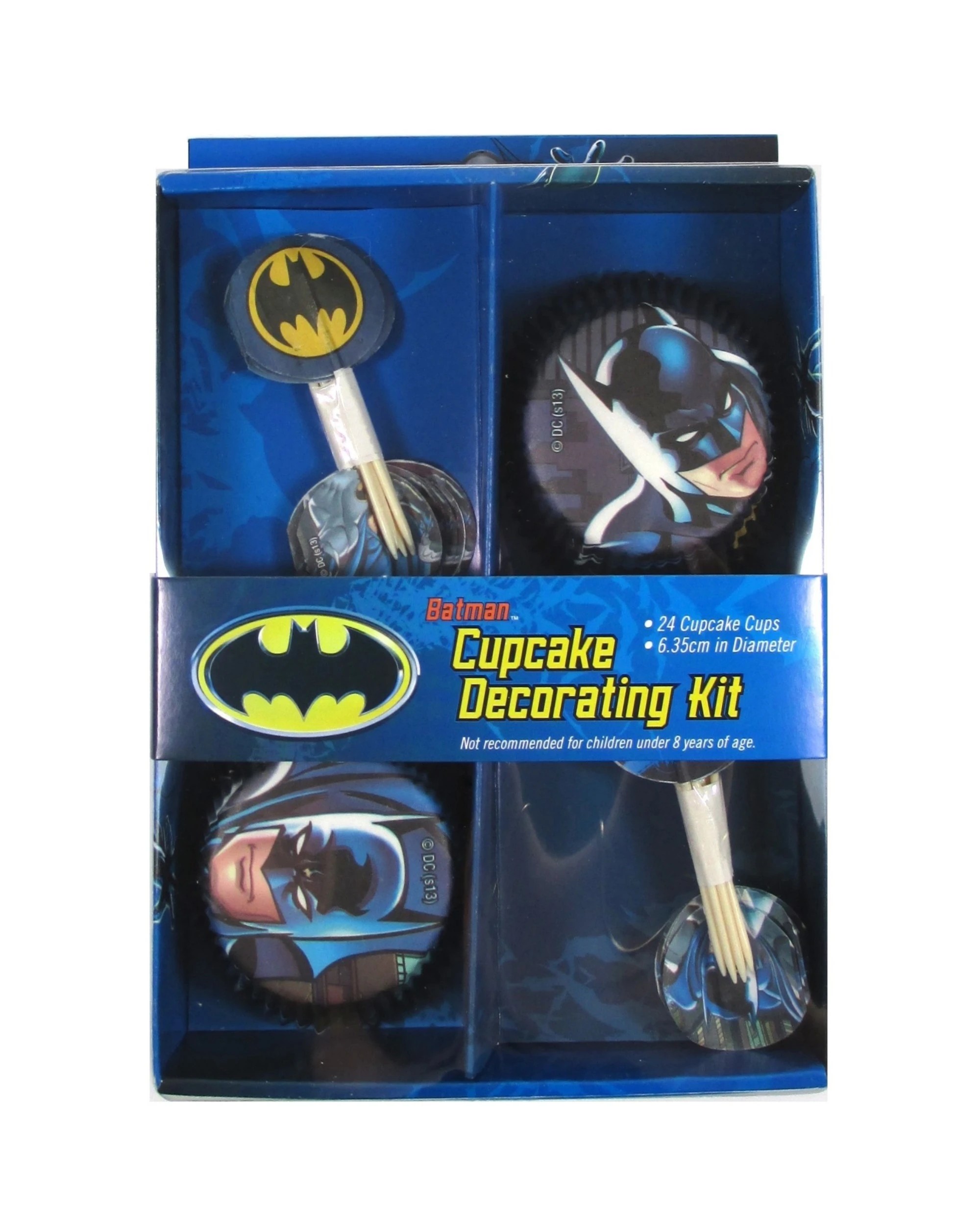 1 Amscan Inc. Batman Cupcake Decorating Kit Set of 24 - Multi, 1 of 1