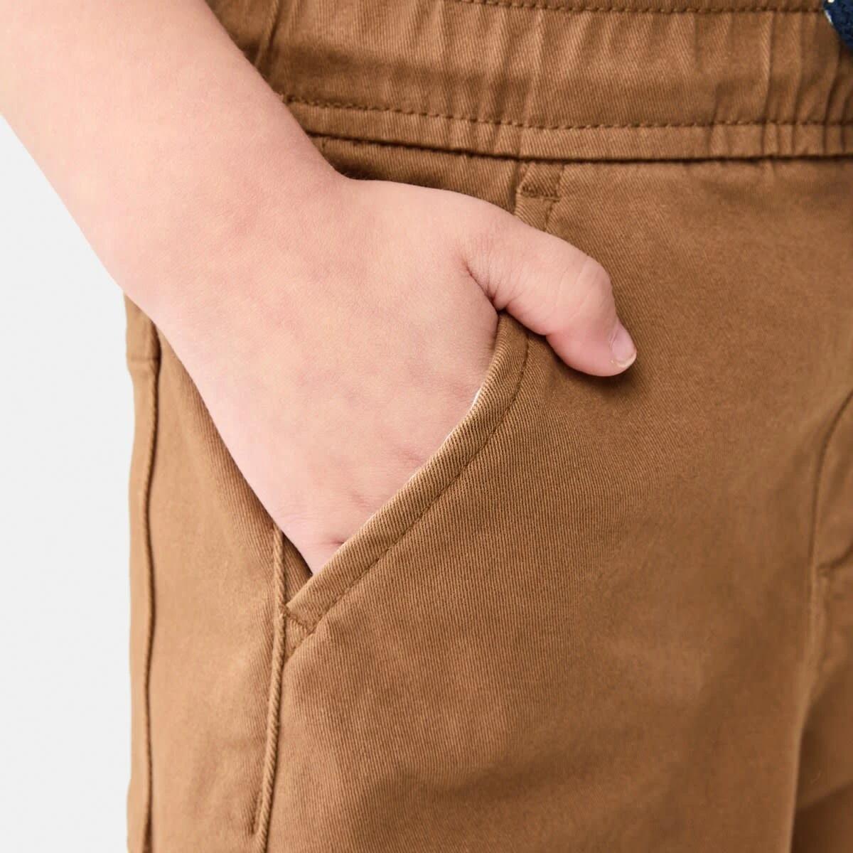 4 Pull On Chino Shorts TOASTED COCONUT, 4 of 6