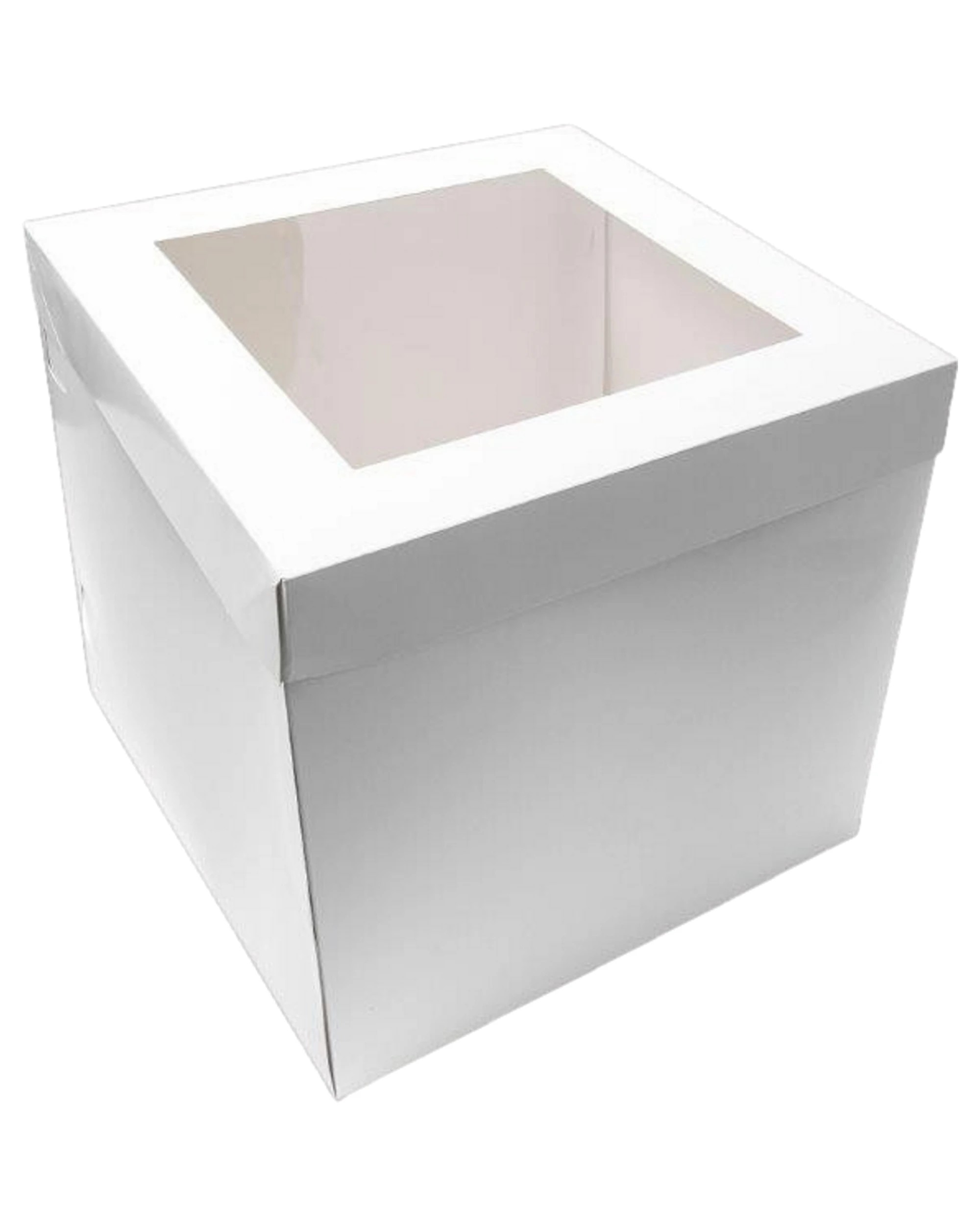 1 Papyrus & Co Papyrus & Co Tall White Cake Box With Window 35.5cm, 1 of 3