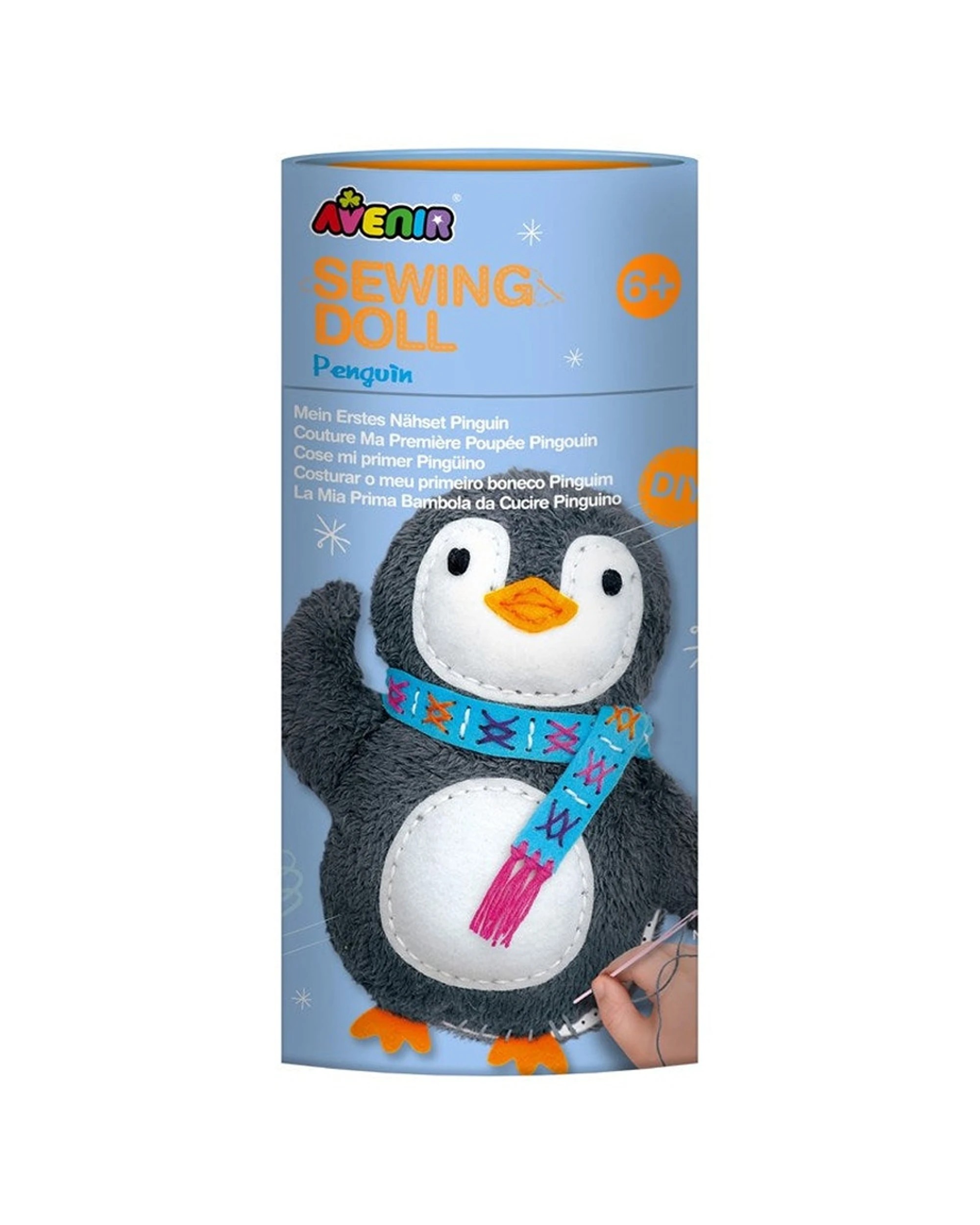 1 Avenir Sewing Kit Soft Plush Doll Penguin Kids Children Fun Craft Activity - Multi, 1 of 3