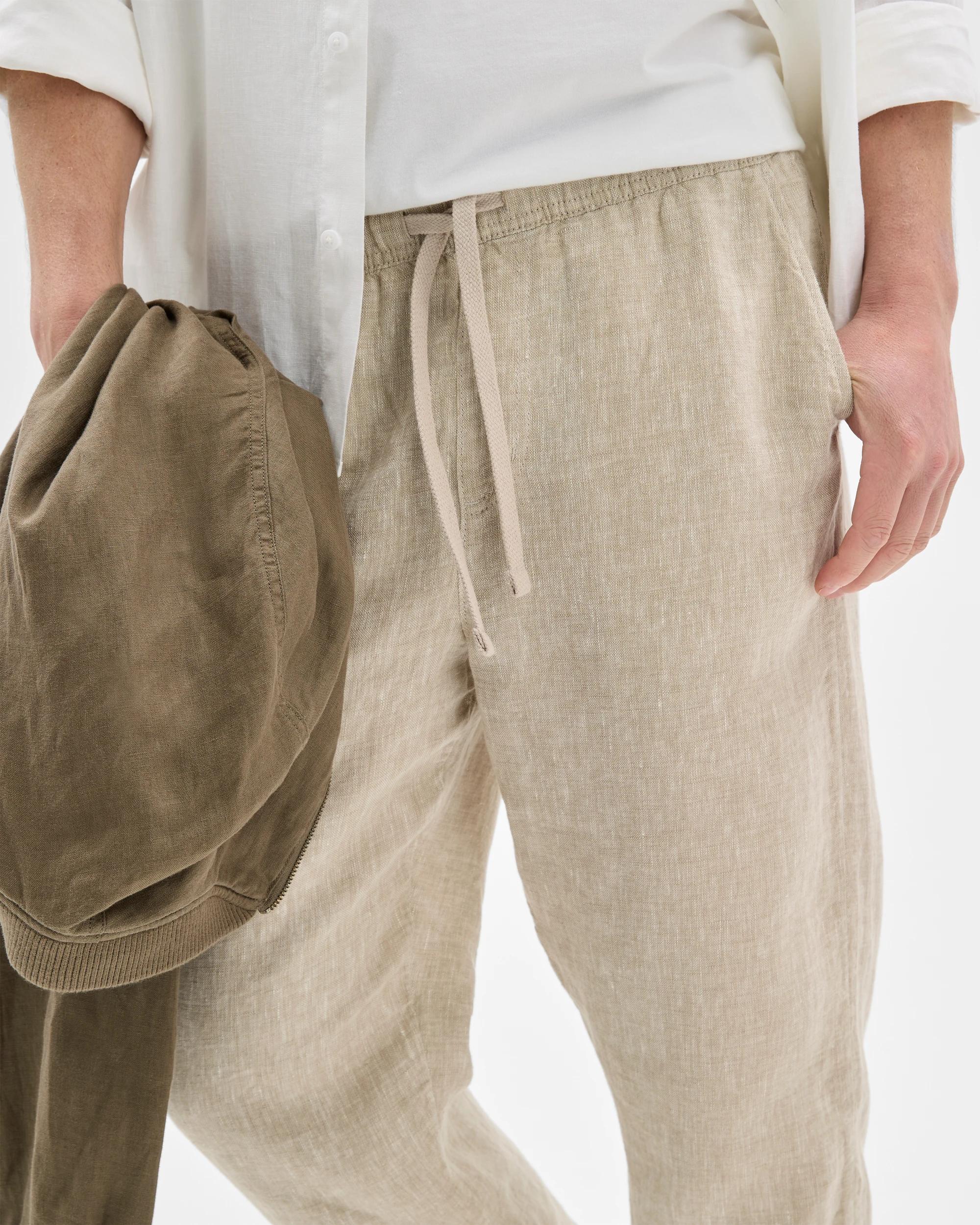 5 Target European Linen Pants STONE, 5 of 7