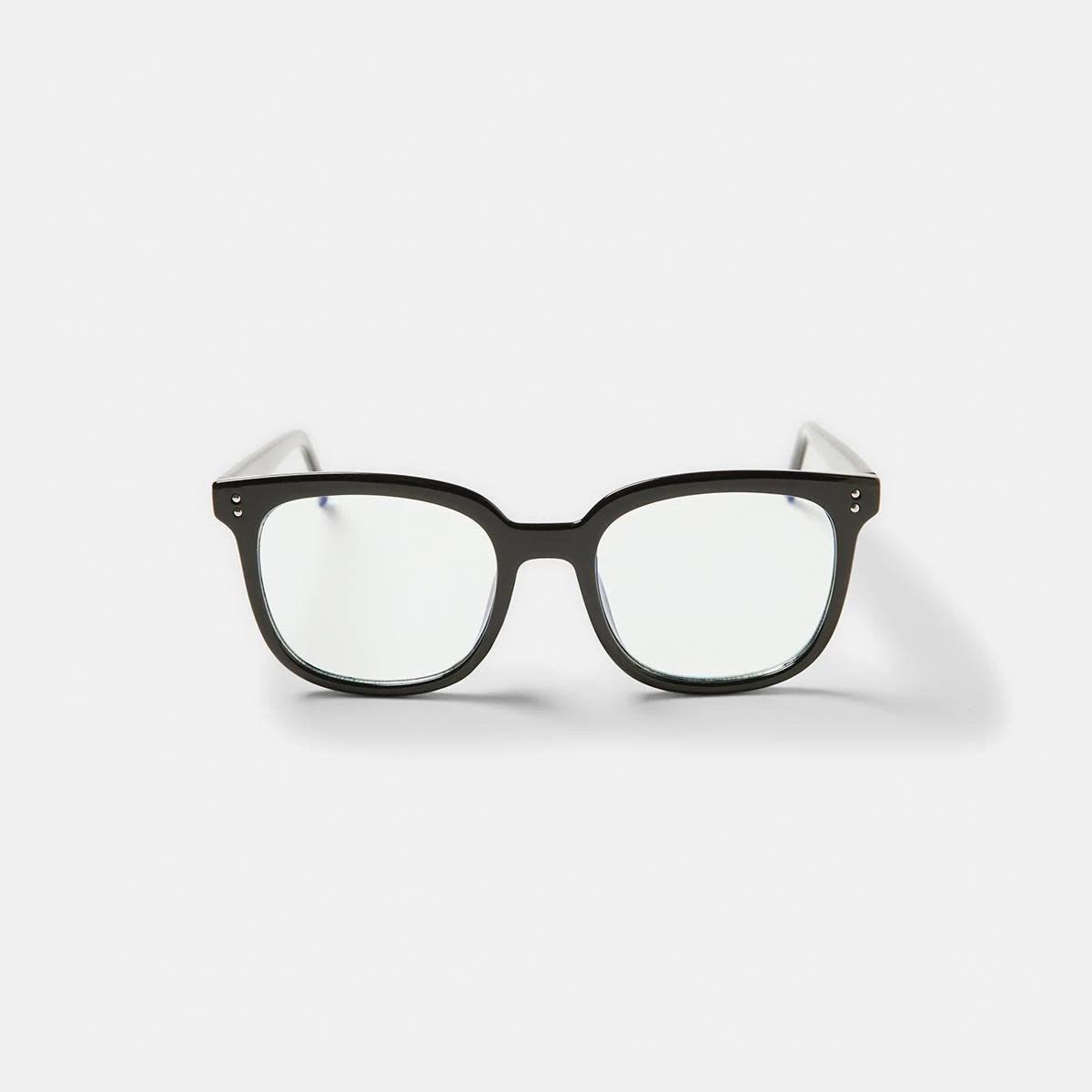 5 Black Frame Blue Lens Glasses Clear, 5 of 6