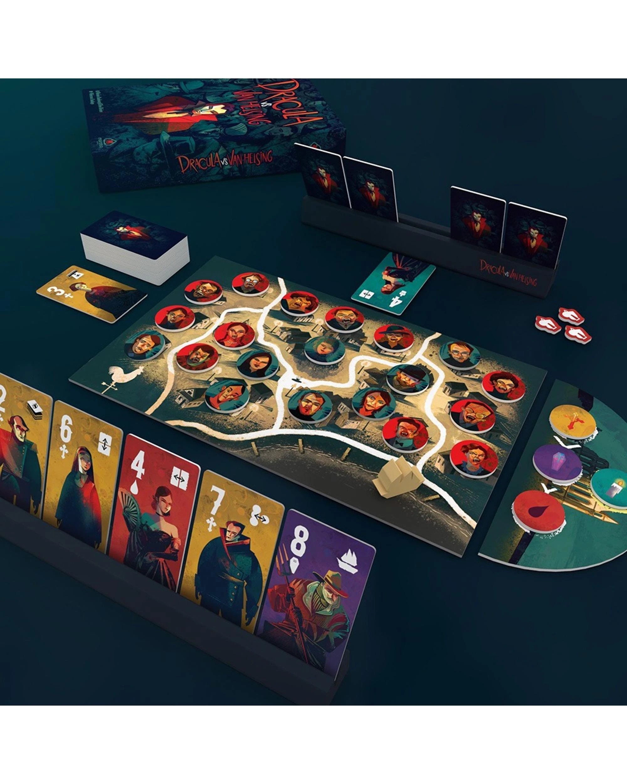 4 Dracula vs Van Helsing Board Game, 4 of 6