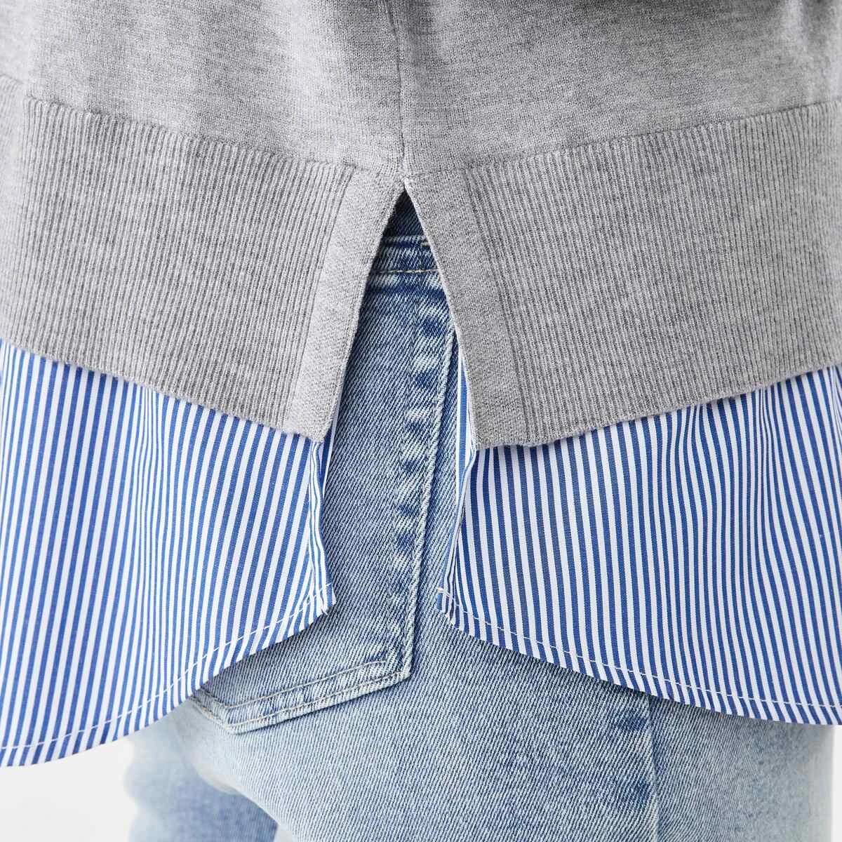 7 Twofer Jumper Grey Marle, 7 of 7
