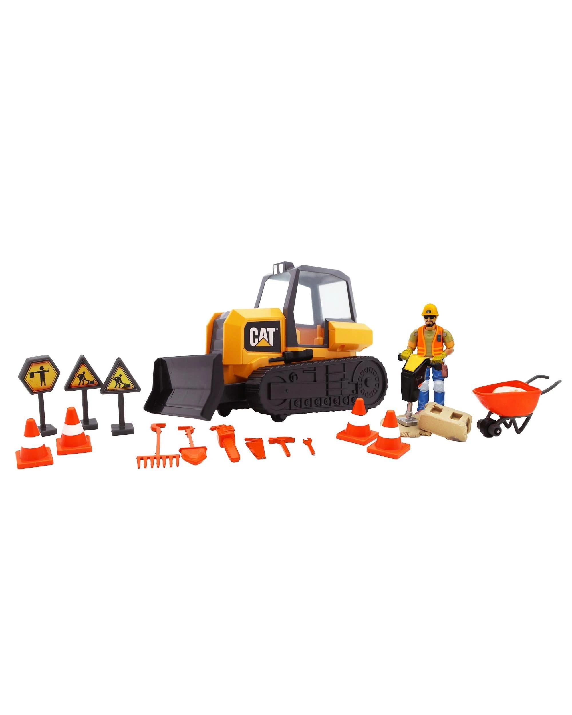 4 CAT WorkForce Bulldozer Action Set, 4 of 4