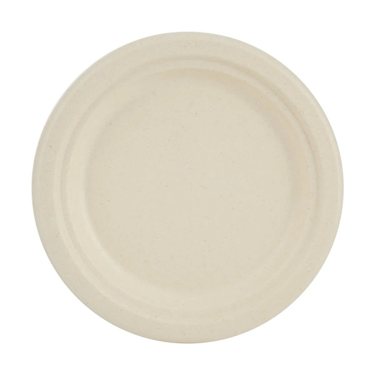 1 12 Pack Sugarcane Pulp Round Dessert Plates, 1 of 5