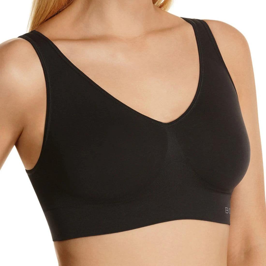 3 Bonds Seamless Comfy Crop Top BLACK, 3 of 3