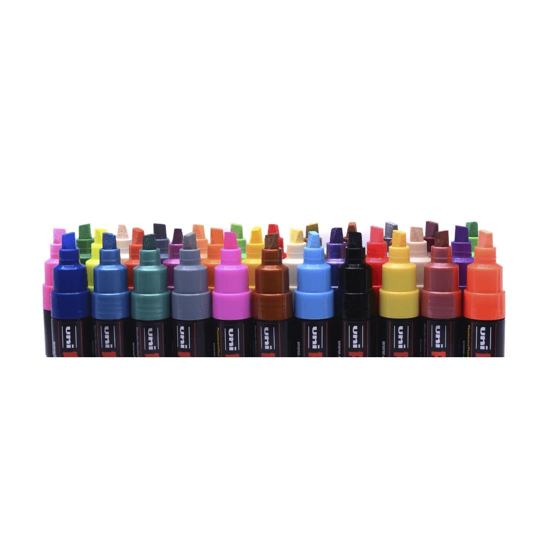 3 POSCA PC 8K Paint Marker Fluorescent Light Orange, 3 of 5