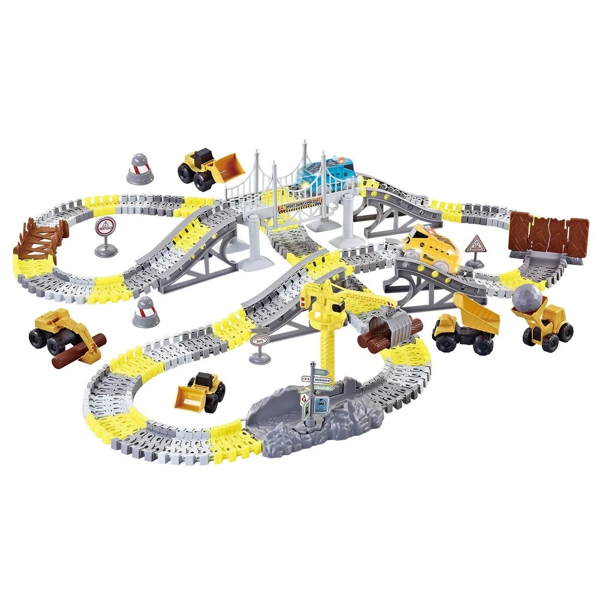 3 AUSWAY Race Track Car Toys Play Set Construction Truck Electric Vehicle, 3 of 3