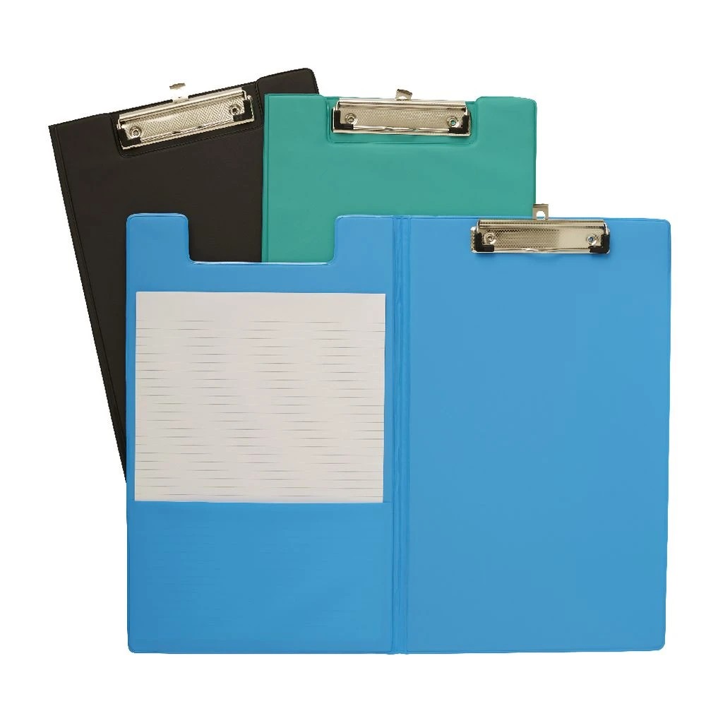 3 J.Burrows Foolscap Clipfolder PE Blue, 3 of 5