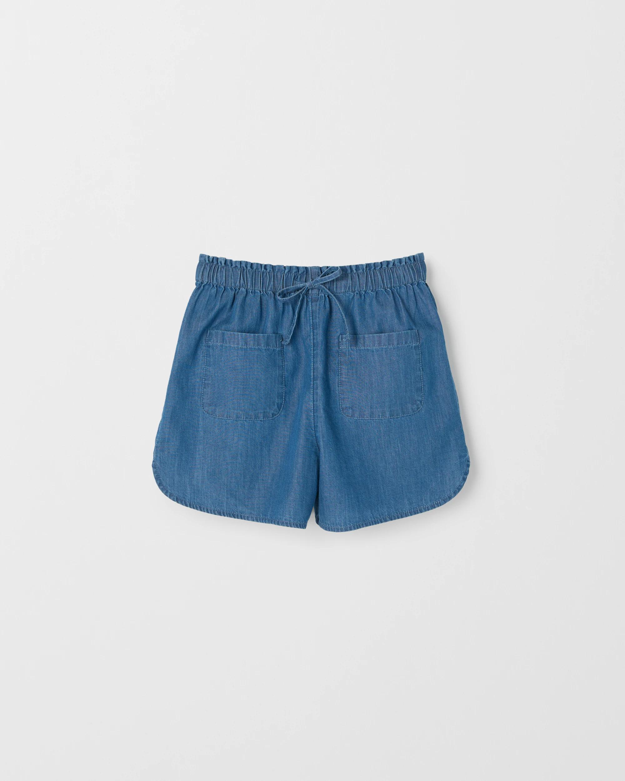 5 Target Kids Australian Cotton Chambray Shorts MID WASH, 5 of 6