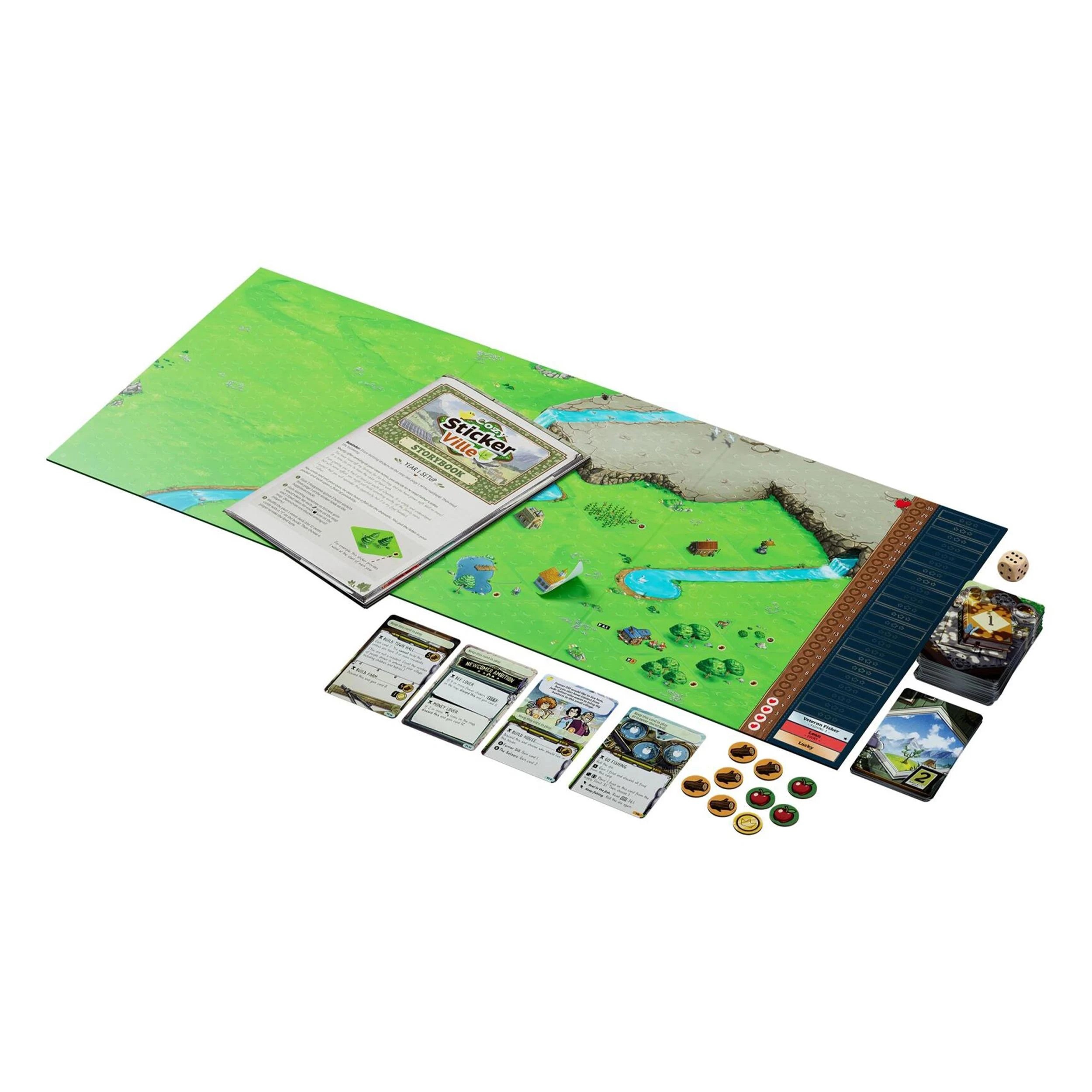 3 Asmodee Games Cozy Stickerville Board Game - Multi, 3 of 4