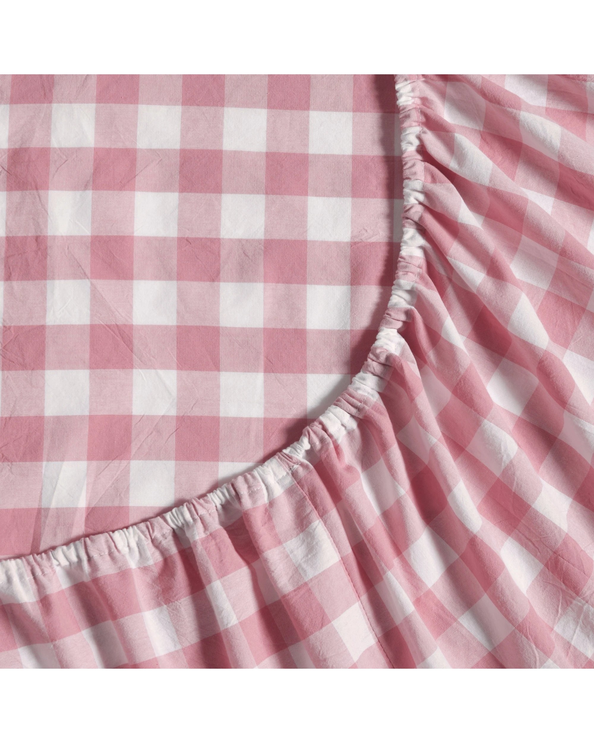3 Dreamaker Baby Lola Washed Cotton Yarn Dyed Gingham Combo Set - COT Size - Pink Pearl, 3 of 7