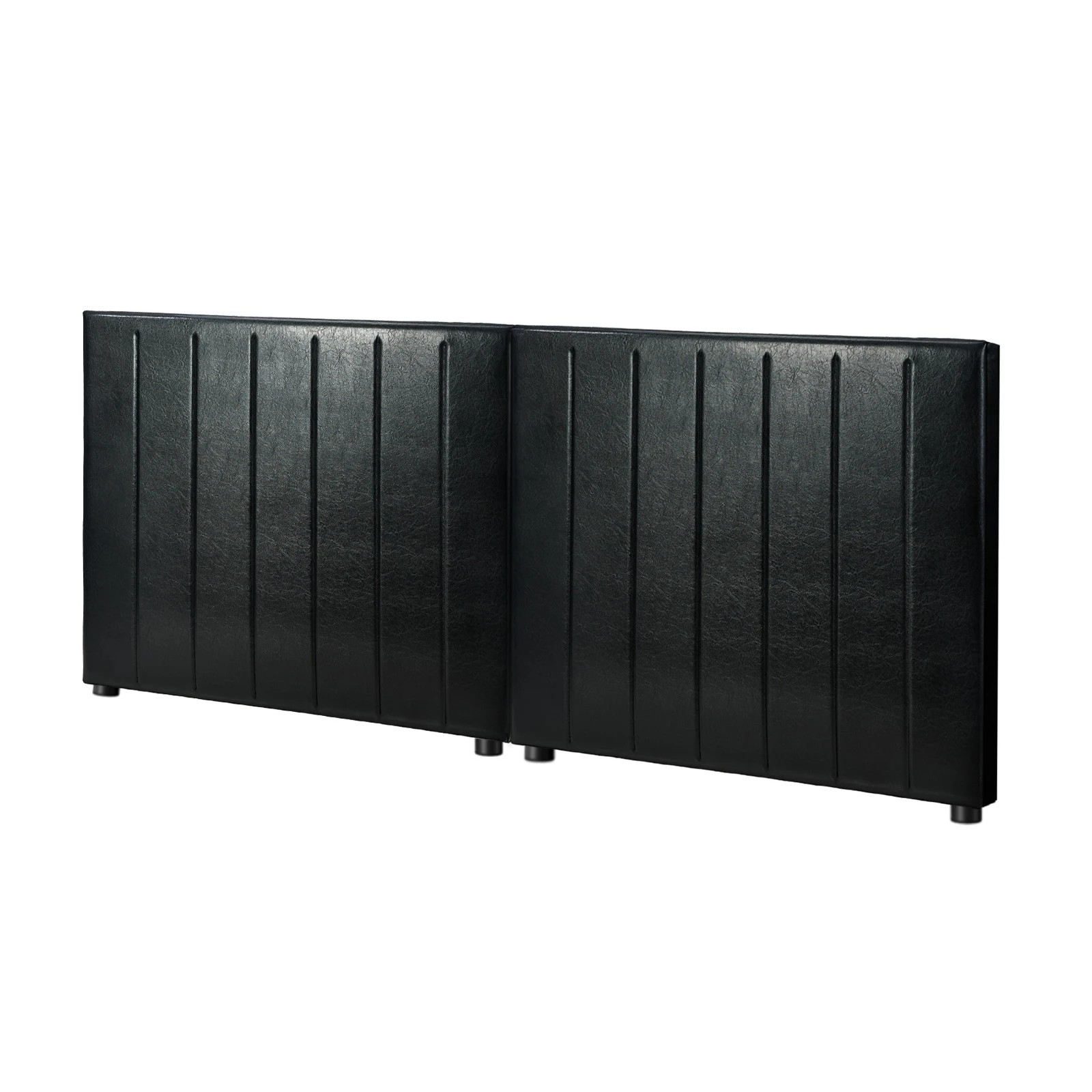 1 Oikiture Bed Frame Headboard Double Queen King Size Head Bedhead
 - Black, 1 of 10