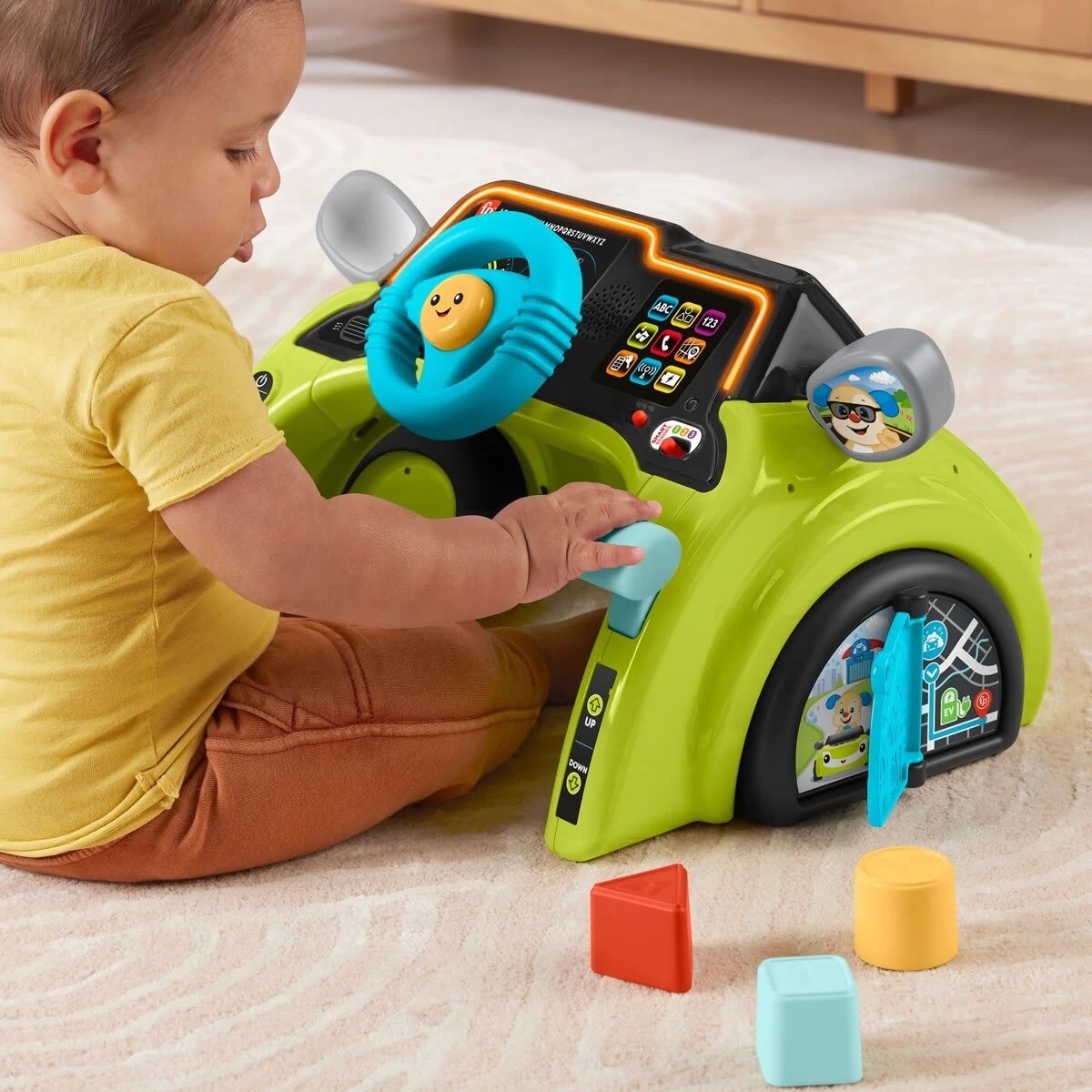 5 Fisher-Price Laugh and Learn Sit and Steer Driver Activity Centre, 5 of 6