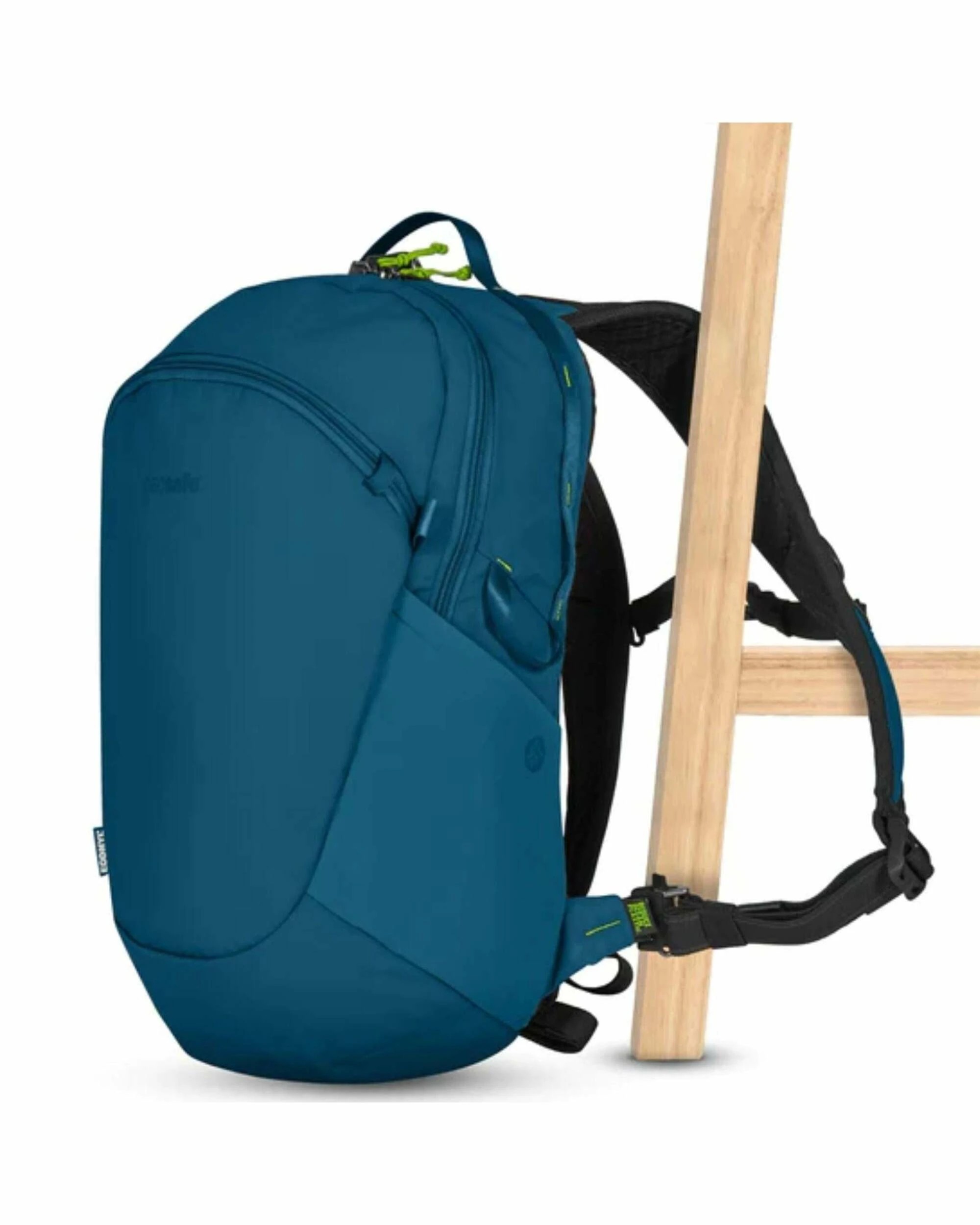 1 PacSafe ECO Anti-Theft Backpack - 18L - Tidal Teal - Blue, 1 of 5