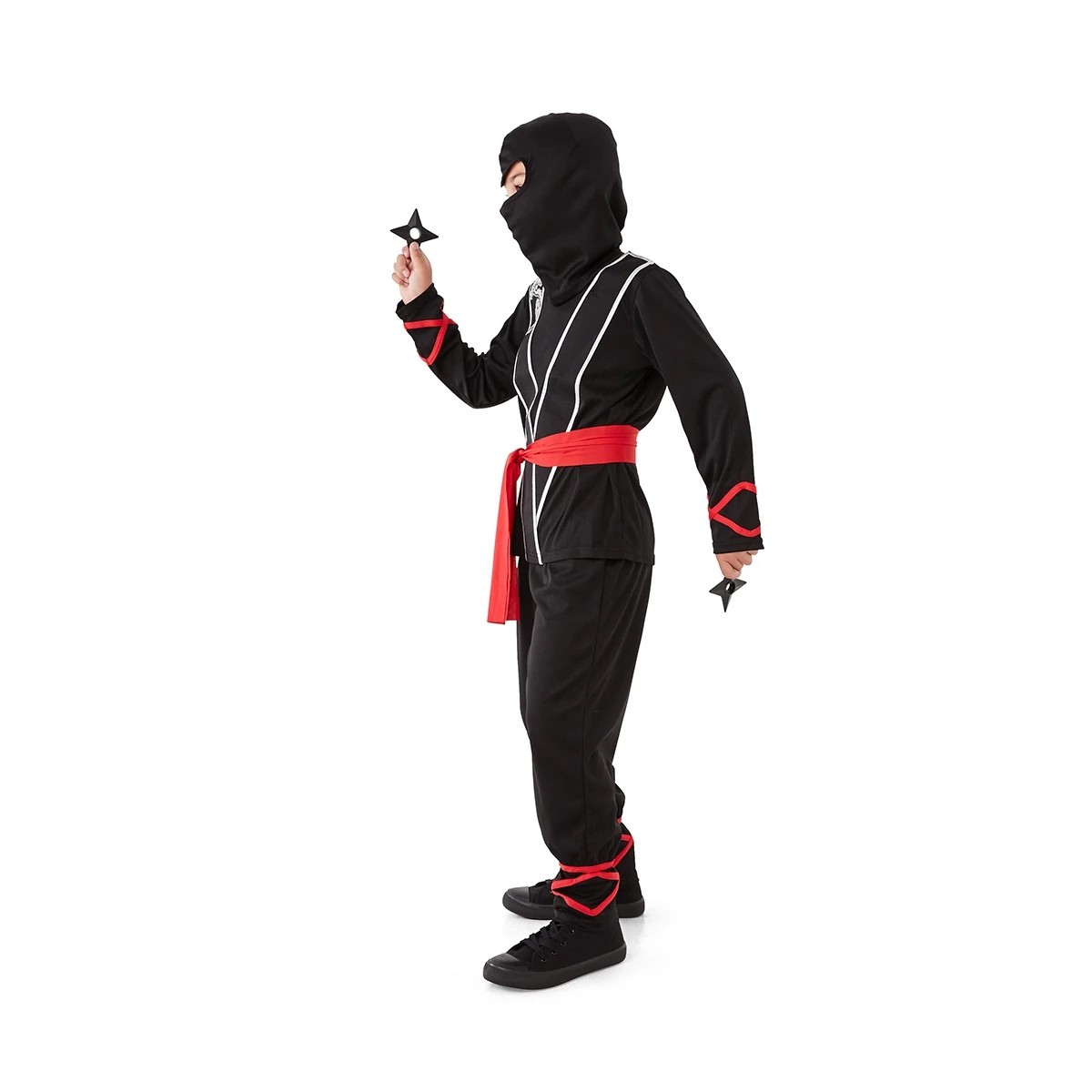 3 6 Piece Ninja Costume - Ages 6-8, 3 of 10