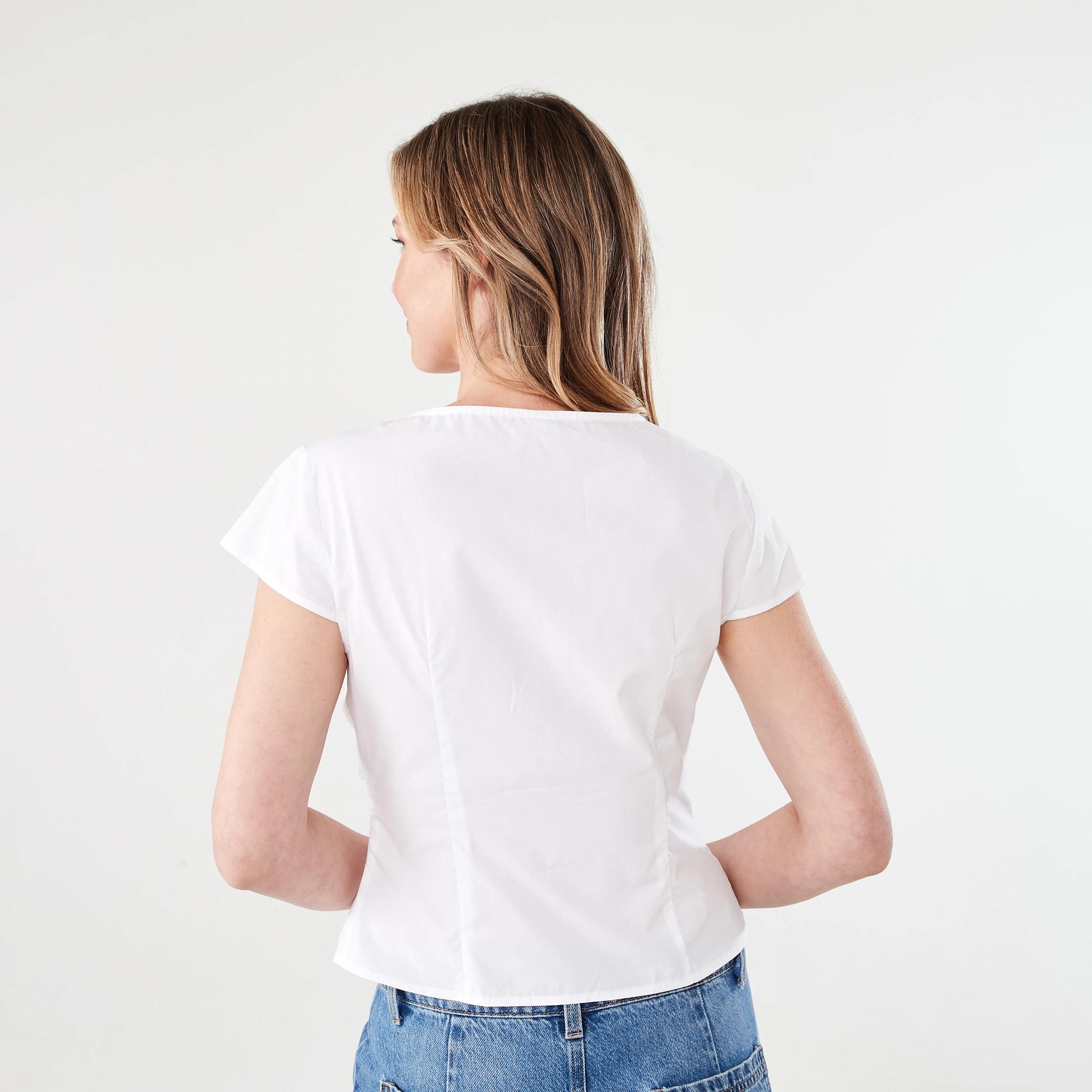 3 Short Sleeve Fitted Shirt White, 3 of 9