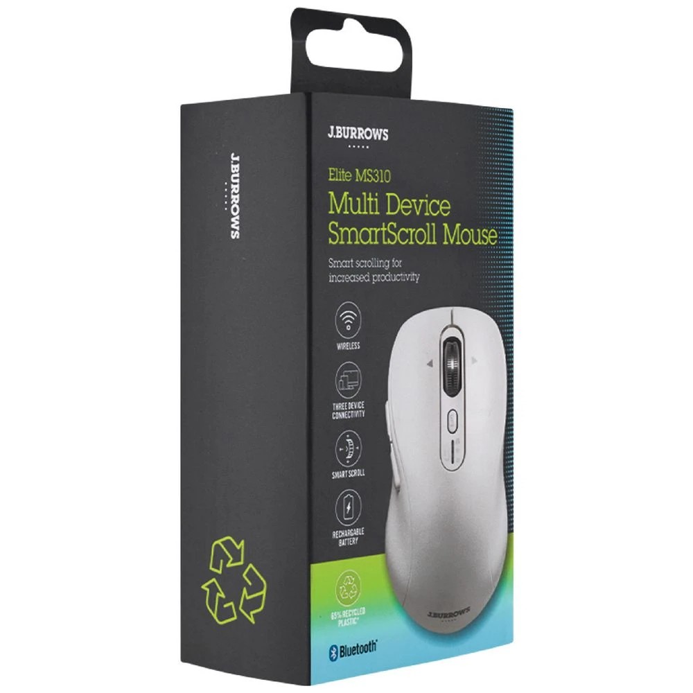 2 J.Burrows Elite MS310 Multi-device Wireless Mouse White, 2 of 4
