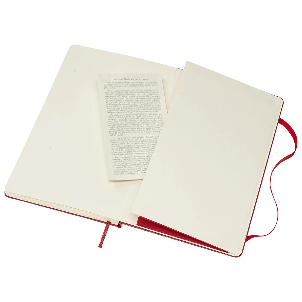 5 Moleskine Classic Hardcover Dot Grid Large 240pg Notebook Red, 5 of 5