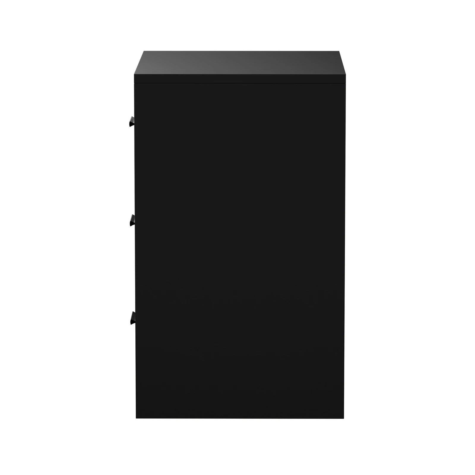 9 Oikiture Bedside Table 3 Drawers Nightstand Bedroom Storage Side End - Black, 9 of 9