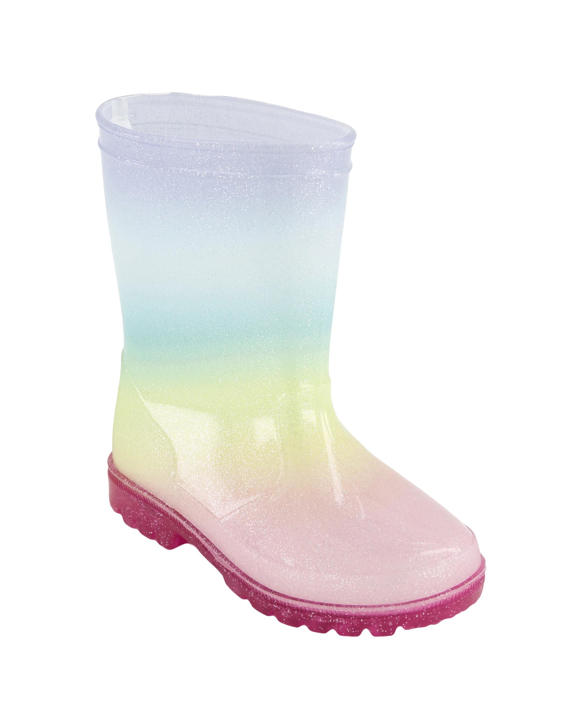 1 Junior Light Up Rainboots Ombre, 1 of 5