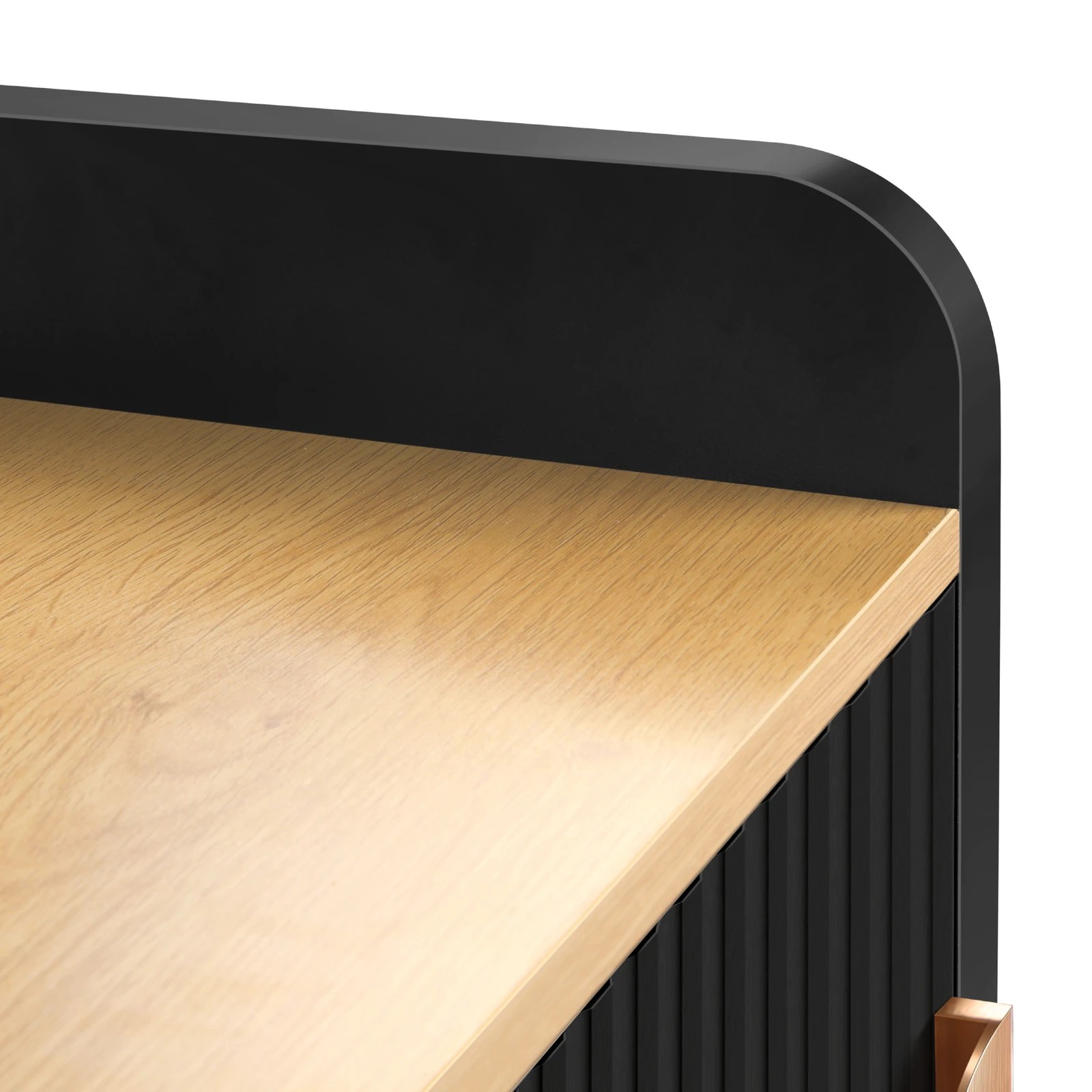 7 Alfordson Bedside Table Cabinet Nightstand Side Storage - Black, 7 of 10