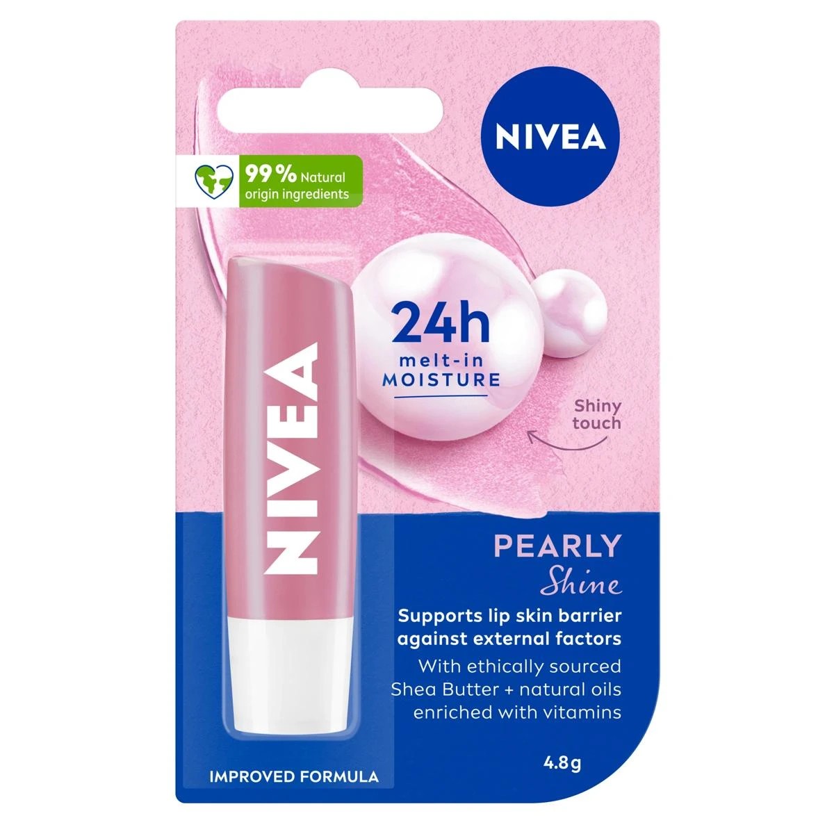 1 Pearly Shine Nivea Lip Balm 4.8g, 1 of 8