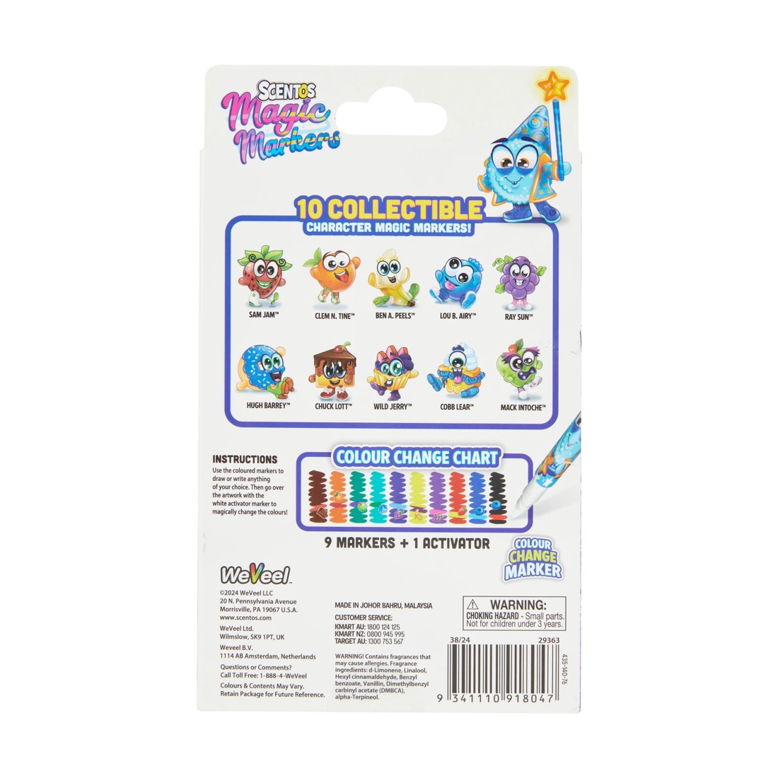 6 10 Pack Scentos Dual Tip Scented Magic Markers, 6 of 6