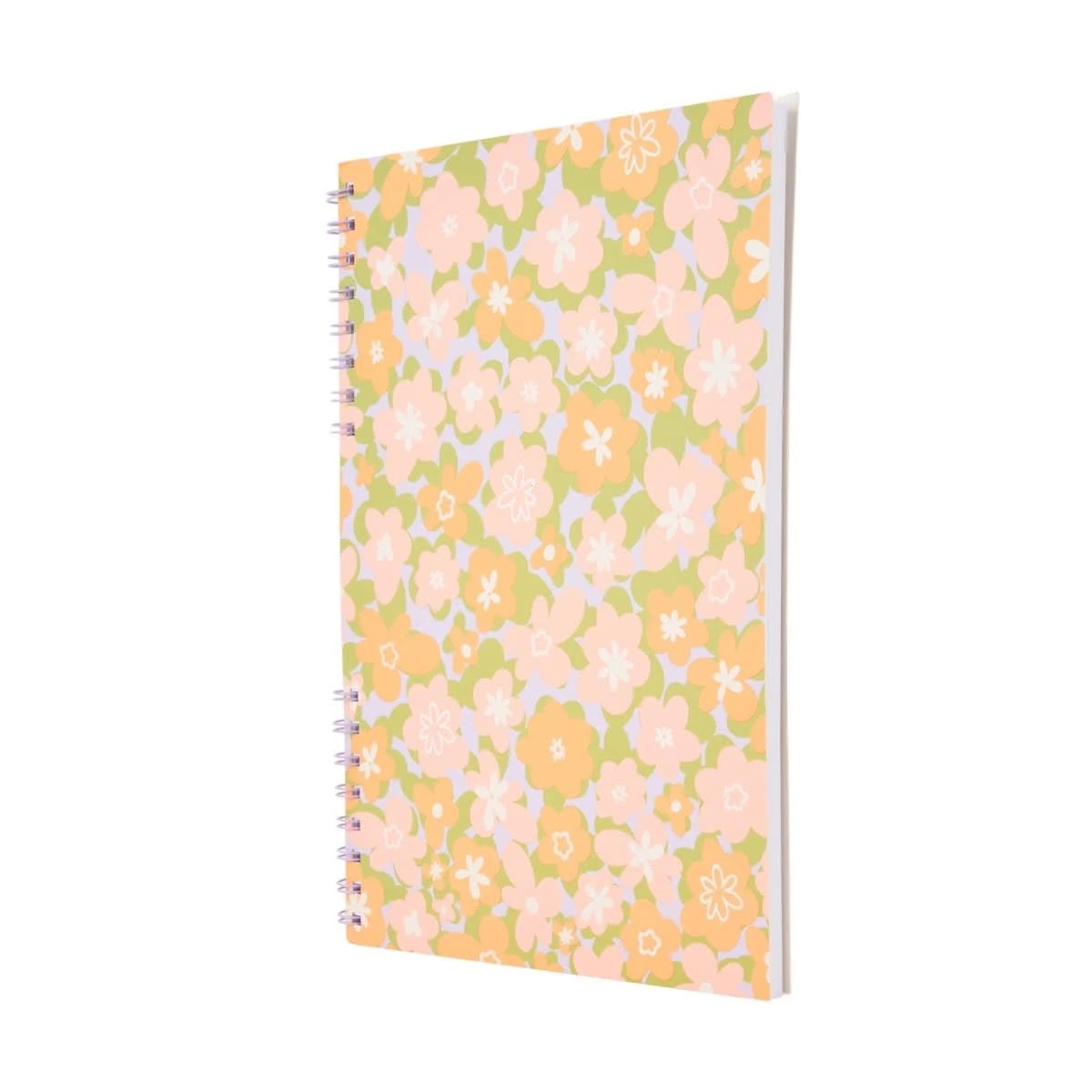 3 A4 Split Notebook - Ditsy, 3 of 4