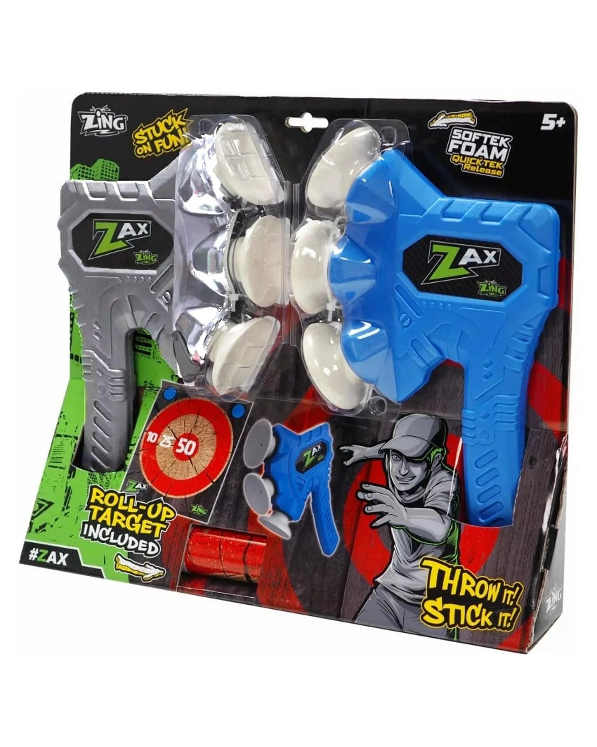 1 Zing Sportz Zax Dual Pack with Target, 1 of 5