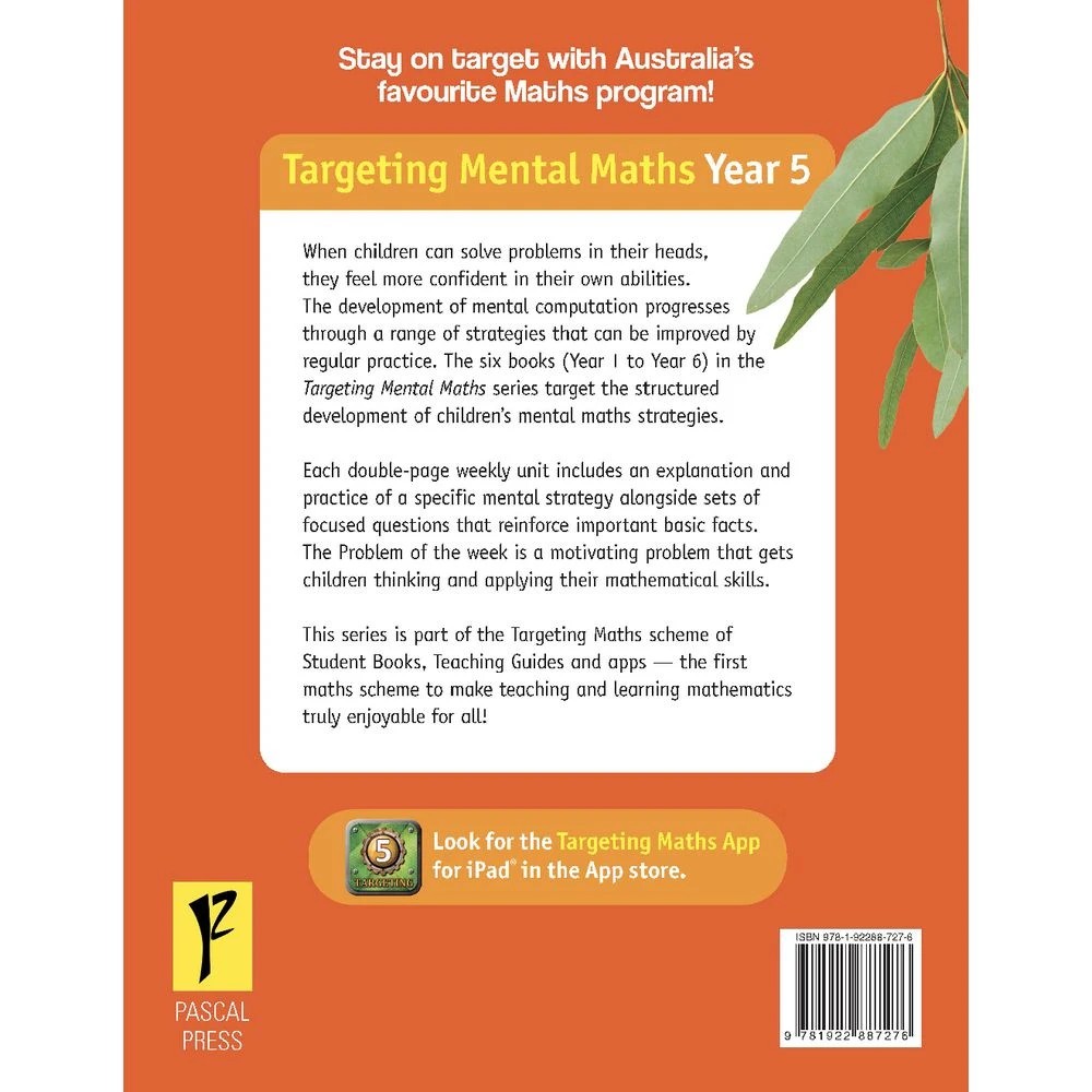 10 Targeting Mental Maths Year 5 2022 Edition, 10 of 10