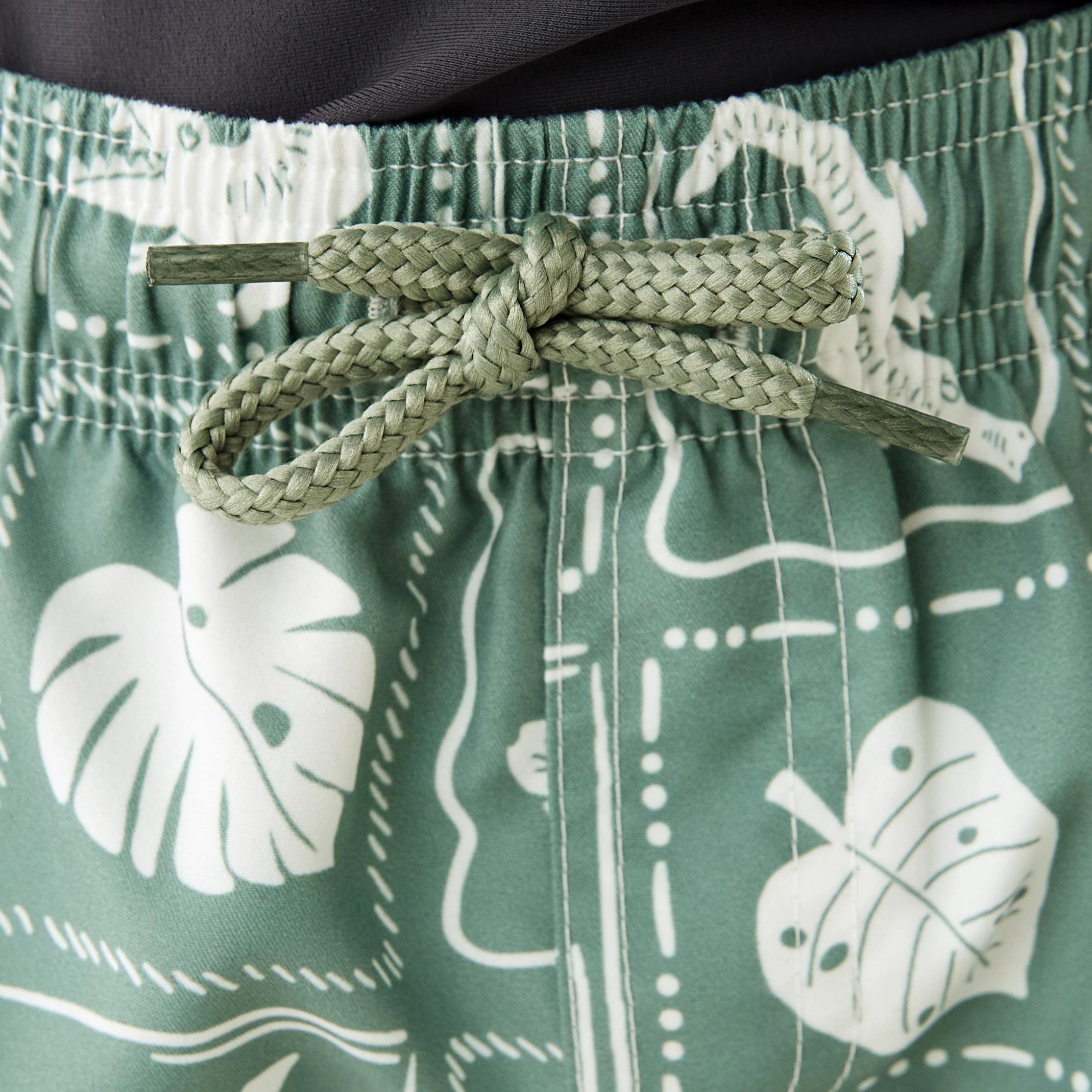 3 Printed Boardshorts SURF ICON TILE GREEN, 3 of 5