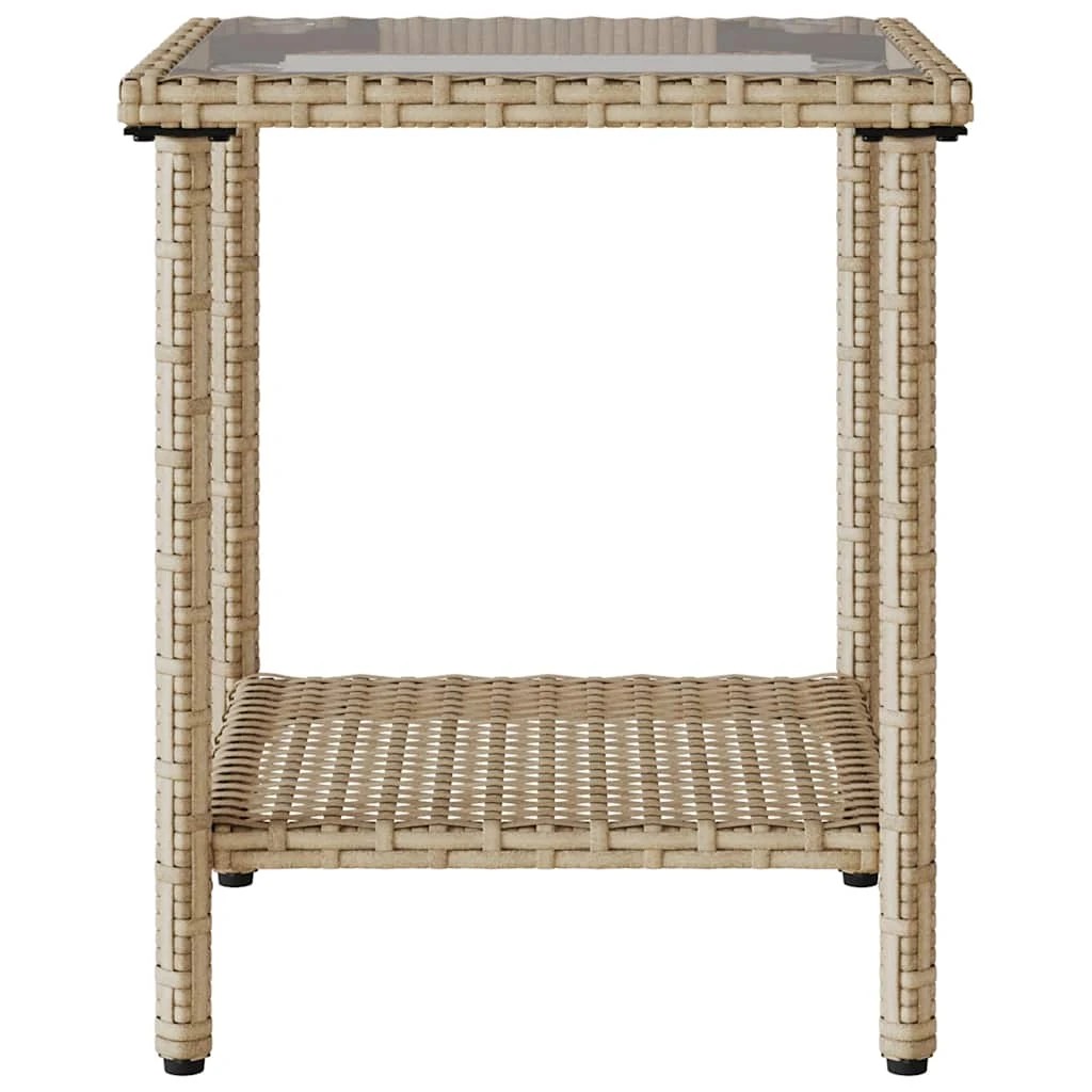 7 vidaXL Outdoor Sofa Set Removable Covers - Beige, 7 of 8