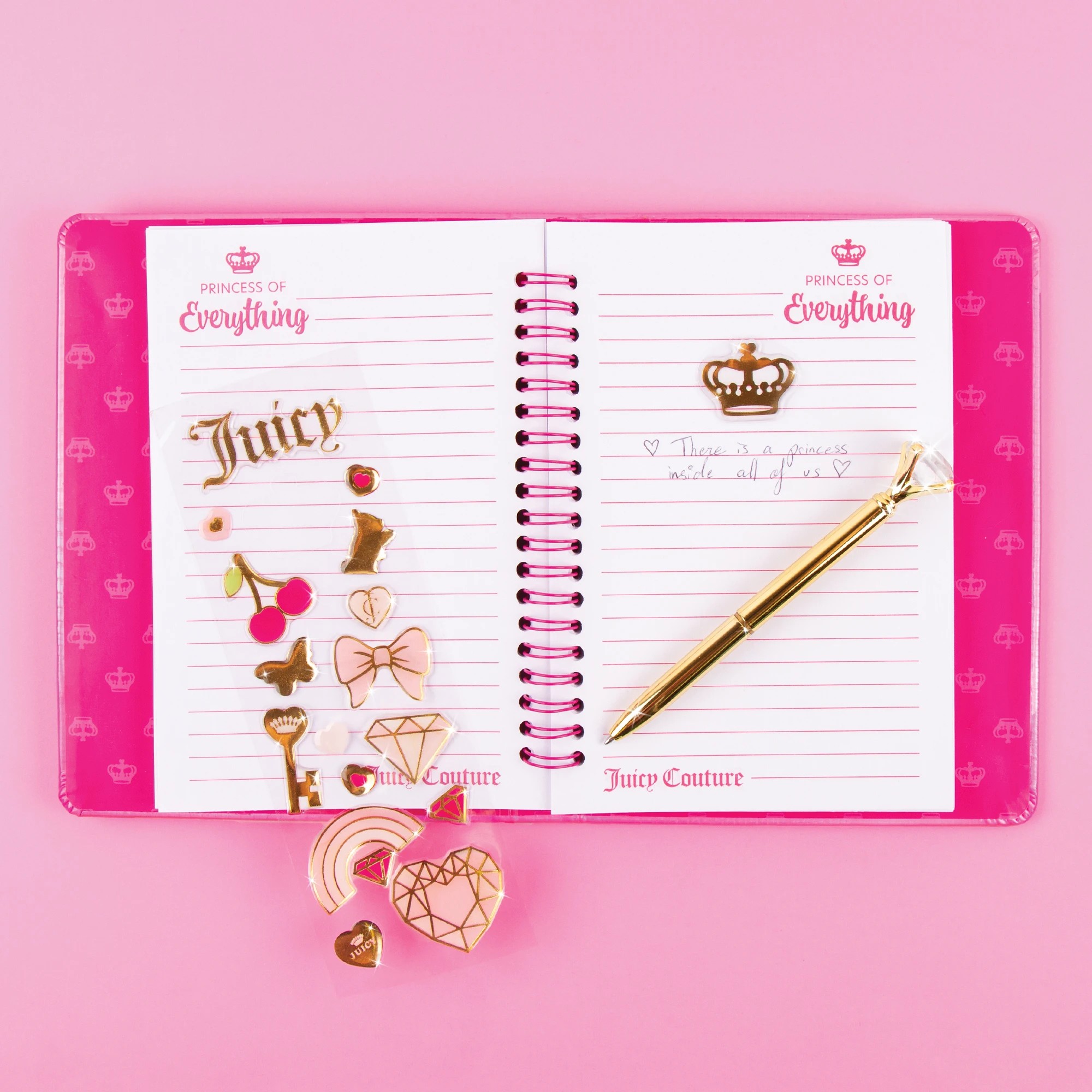 3 19 Piece Make It Real: Juicy Couture Princess of Everything Signature Journaling Set, 3 of 7