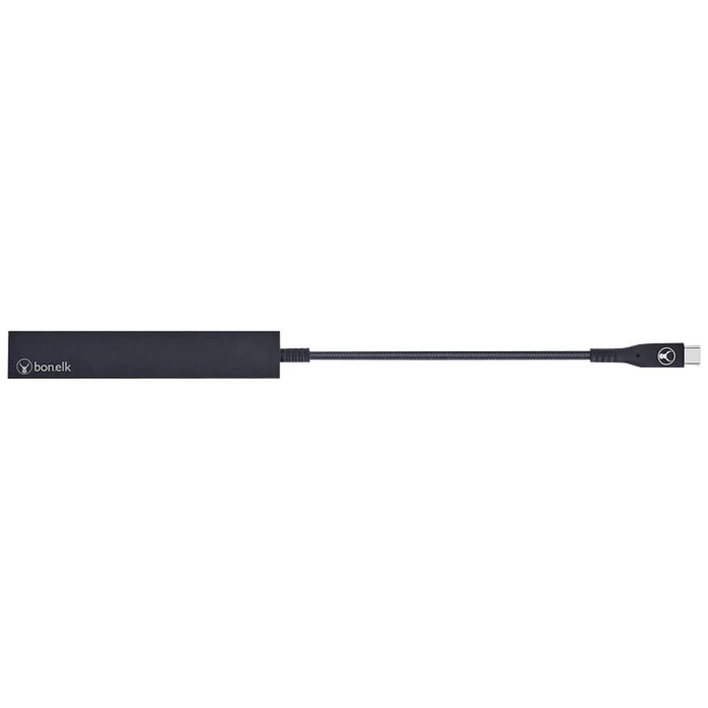 3 Bonelk Long-Life USB-C to 4 Port USB 3.0 Slim Hub Black, 3 of 5