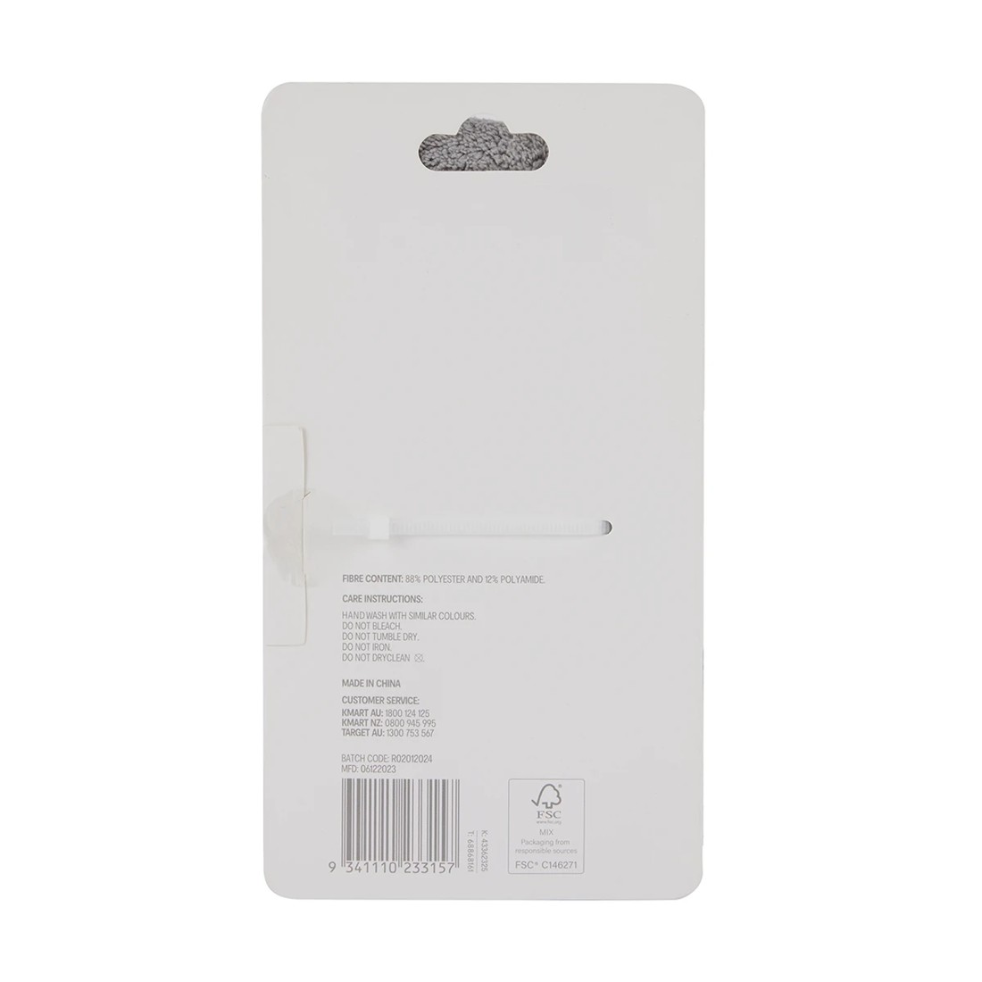 5 OXX Bodycare Hair Drying Turban - Grey, 5 of 5