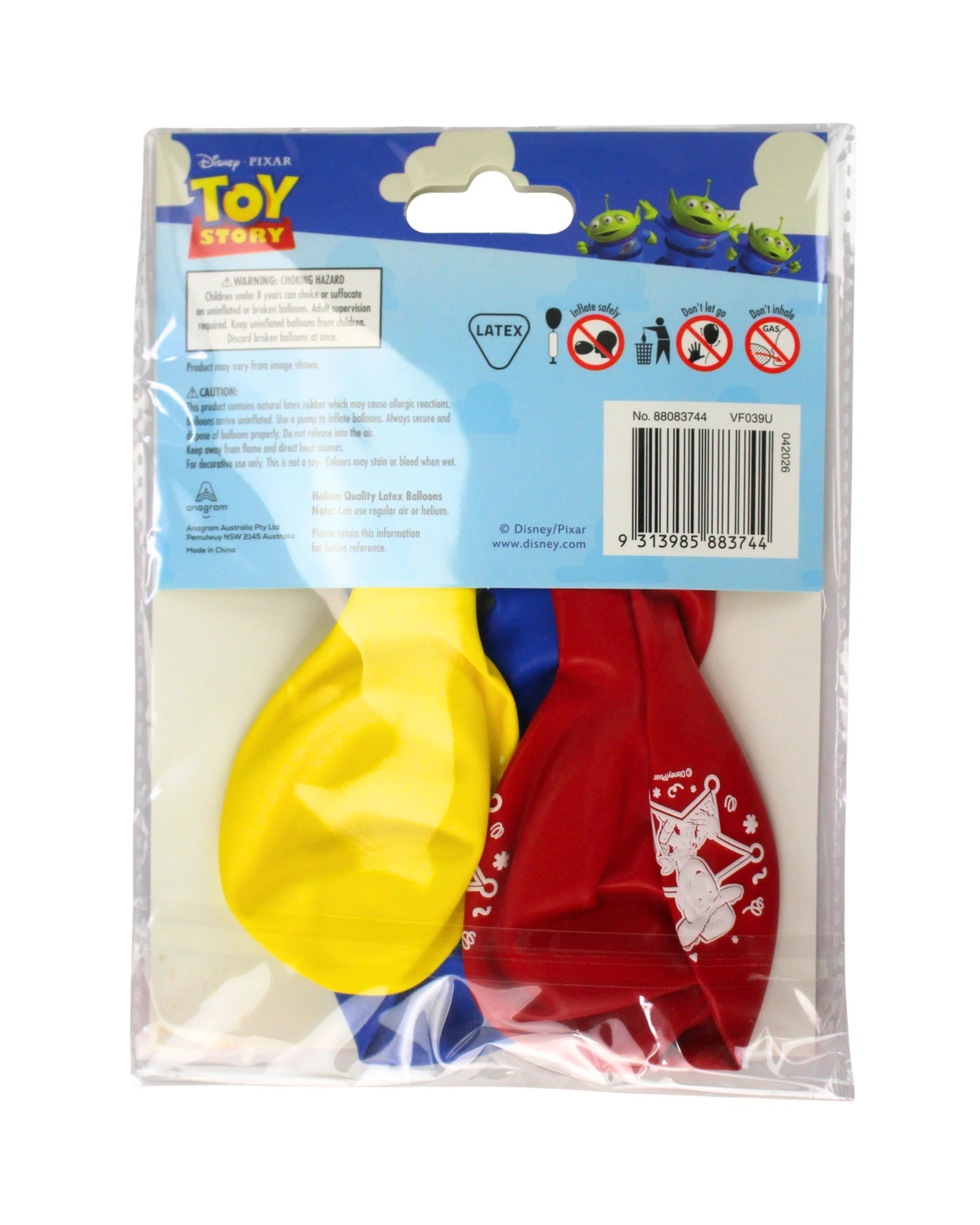 1 Anagram 6pc Toy Story Balloons Set Kids Party Decoration Set - Multi, 1 of 1