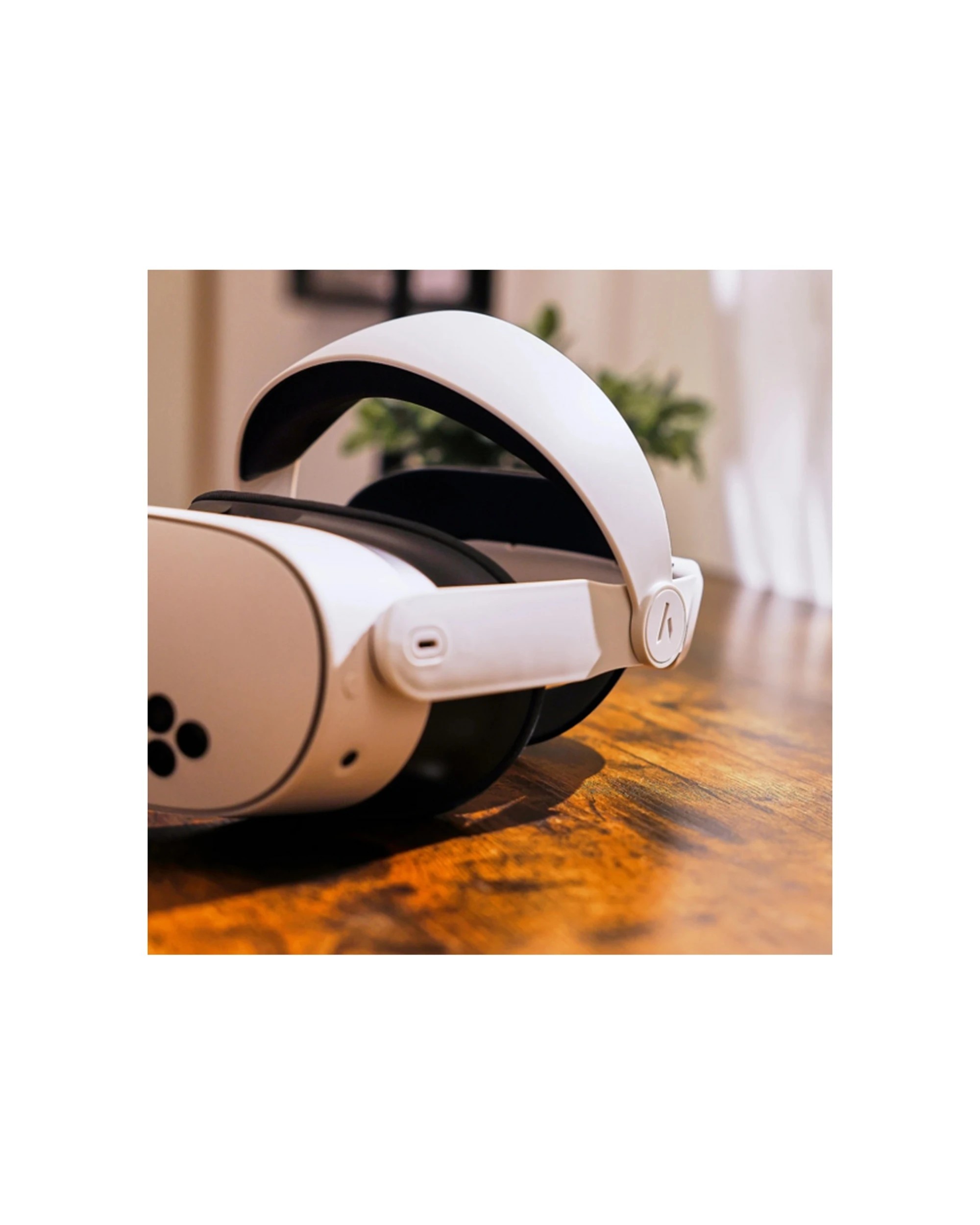 3 4Gamers Virtual Reality Pro Head Strap Meta Quest 3 And 3S Compatible Accessory - White, 3 of 5