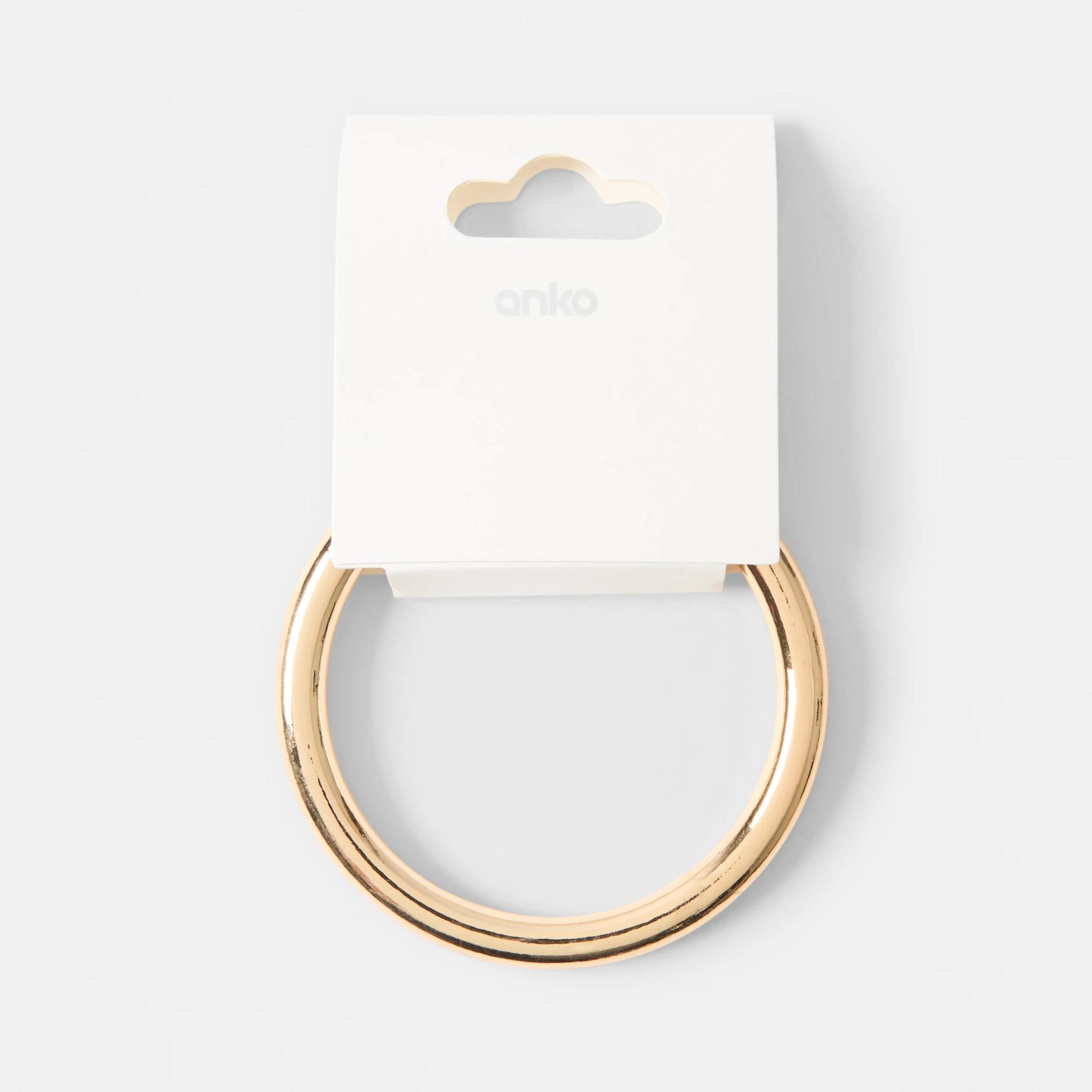 7 Smooth Bangle - Gold Tone Gold, 7 of 7