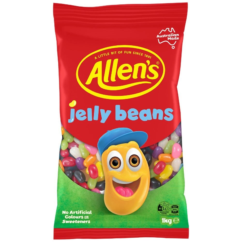 1 Allen's Classic Jelly Beans 1kg, 1 of 2