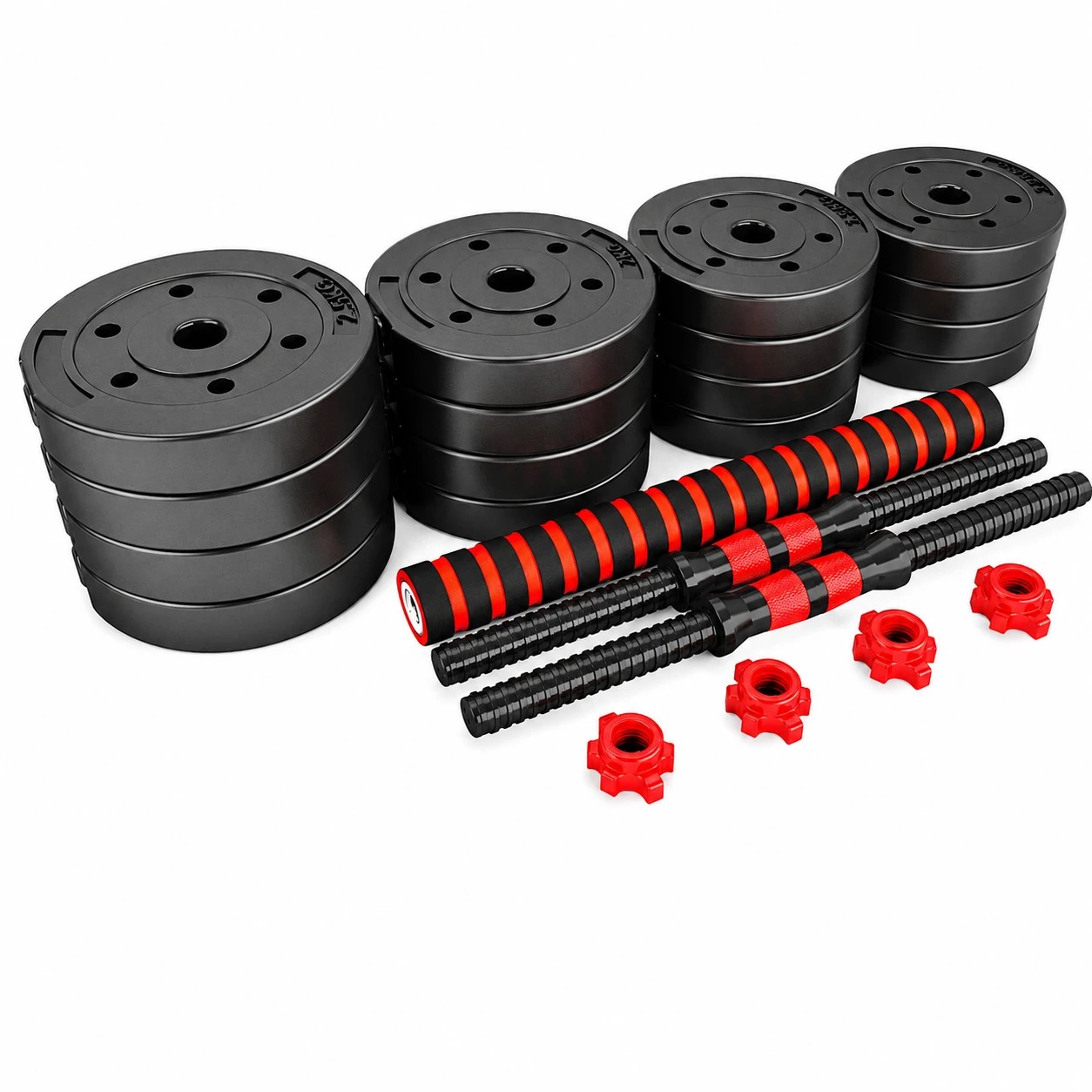 1 Fitness Master 20kg Adjustable Dumbbell Set Barbell Home Gym Exercise Weights Fitness Workout, 1 of 7