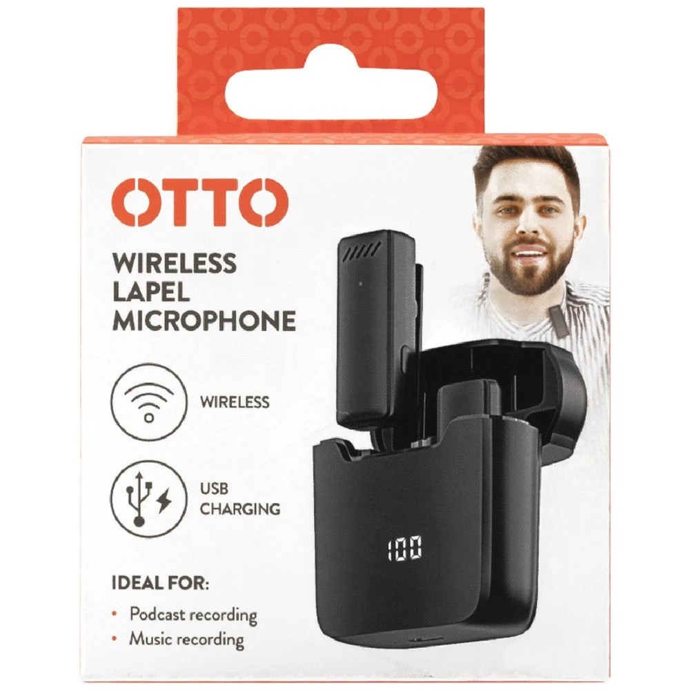 7 Otto Wireless Lapel Microphone Black, 7 of 7