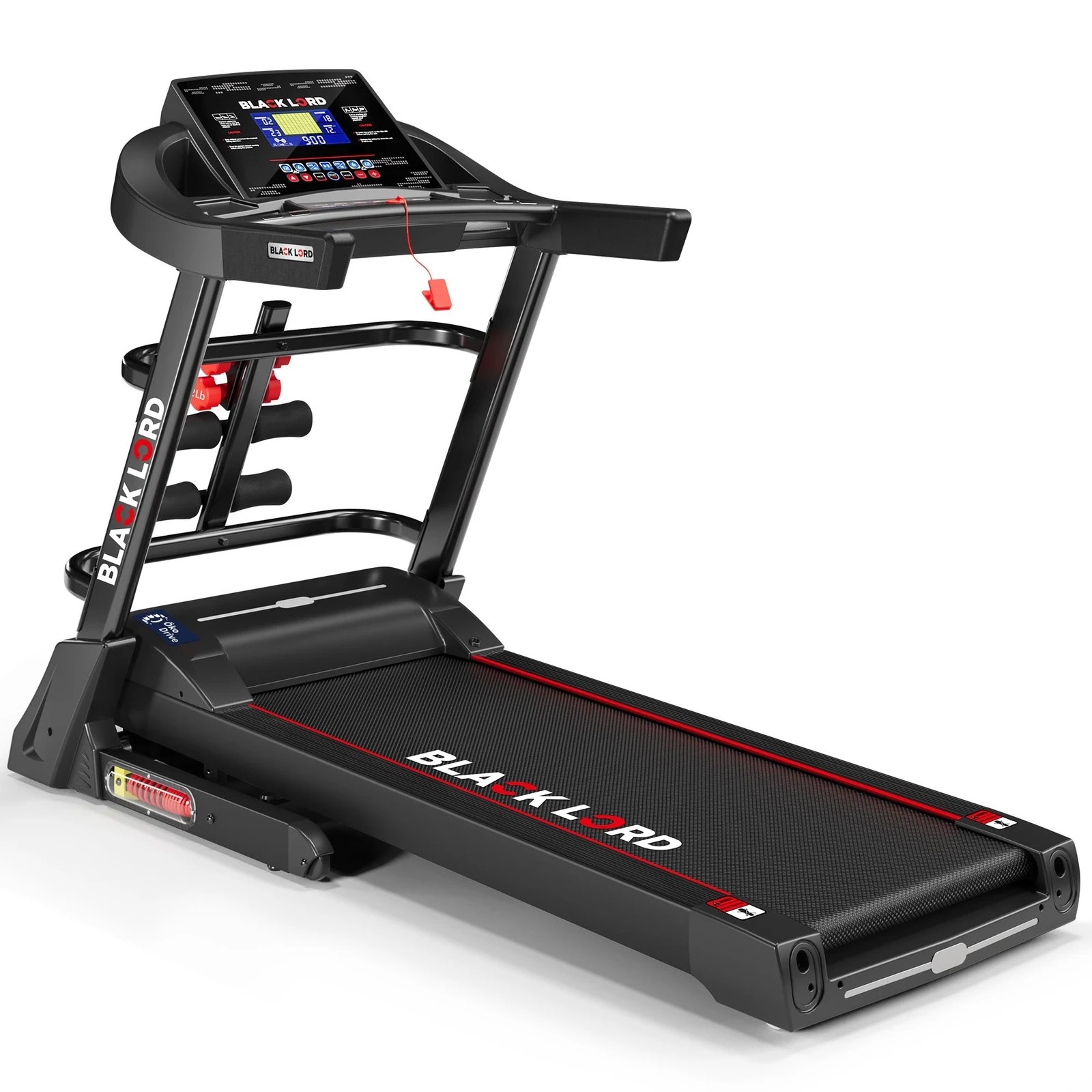 1 Black Lord Treadmill Electric Auto Incline Home Gym Exercise Machine 480MM, 1 of 9