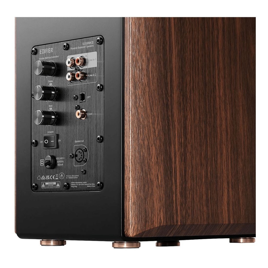 5 EDIFIER S2000MKIII Premium Hi-Res Bookshelf Speaker Brown, 5 of 8