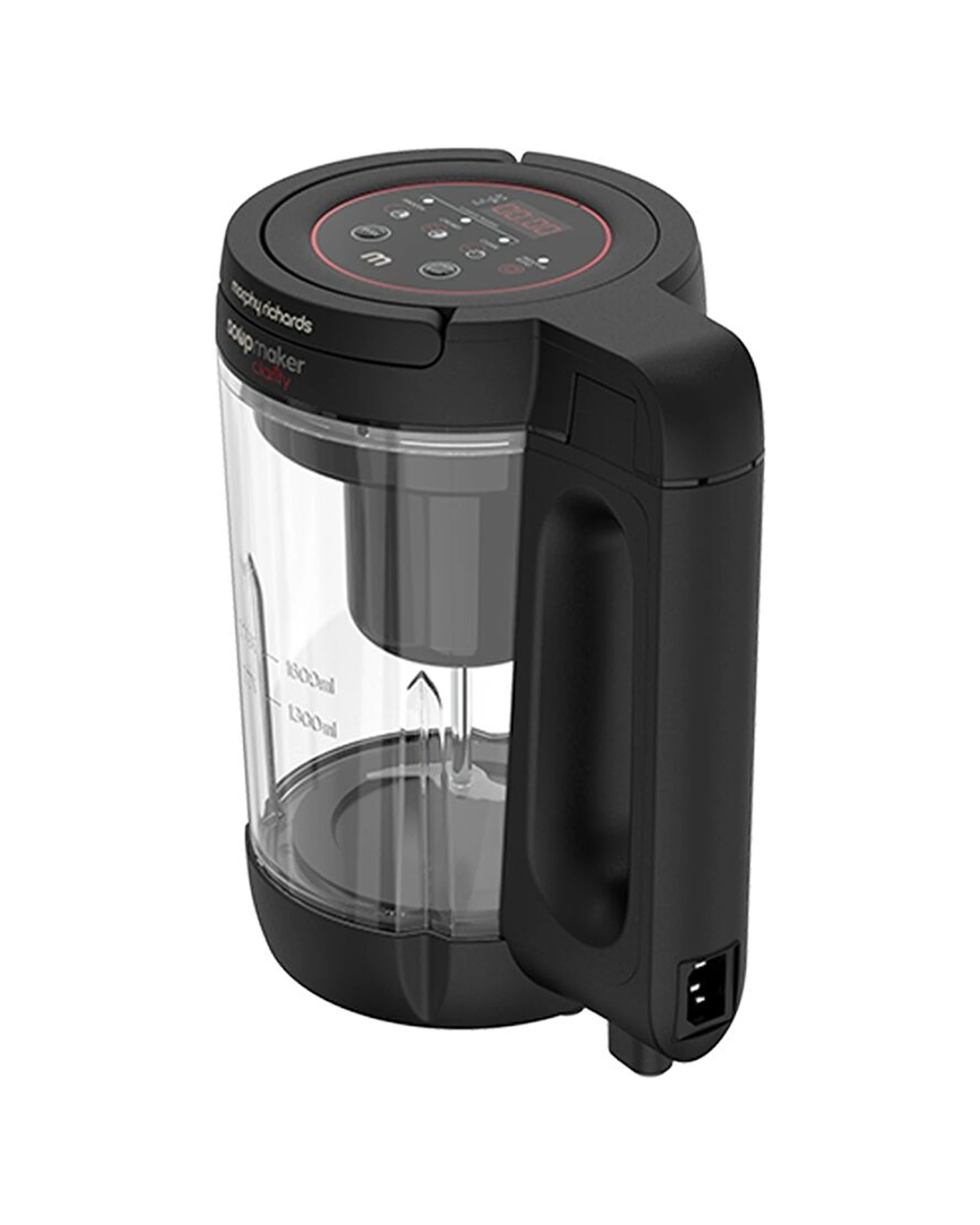 4 Morphy Richards Clarity Soup Maker 1000W 1.6L Interlocking Lid - Clear, 4 of 7